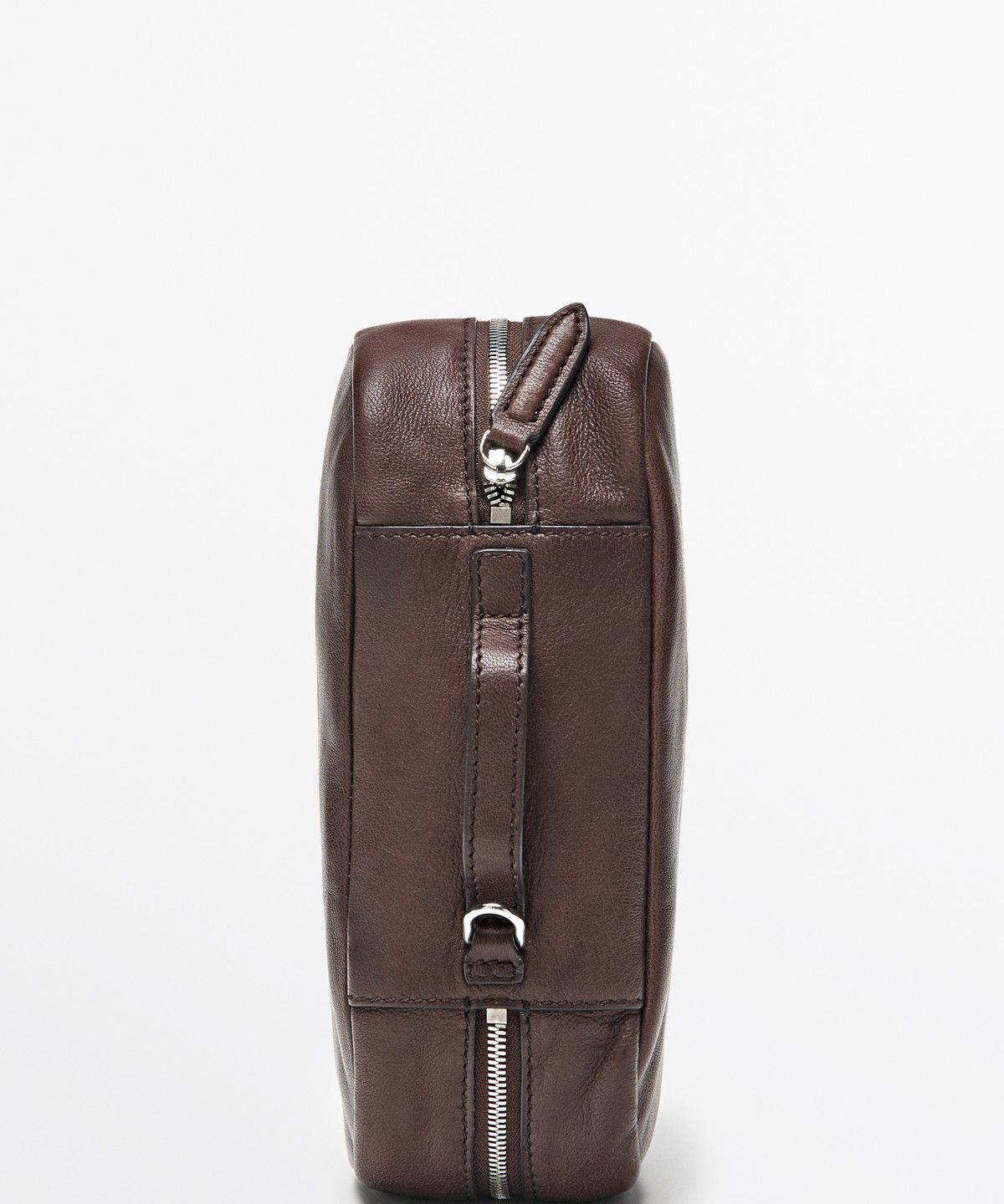 마시모두띠(MASSIMO DUTTI) 오벌 나파 레더 토일렛백