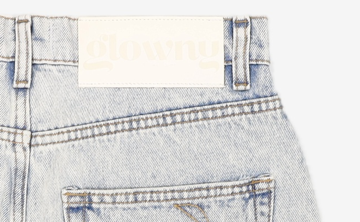글로니(GLOWNY) 91 MID-RISE DENIM SKIRT (LIGHT BLUE) S/M