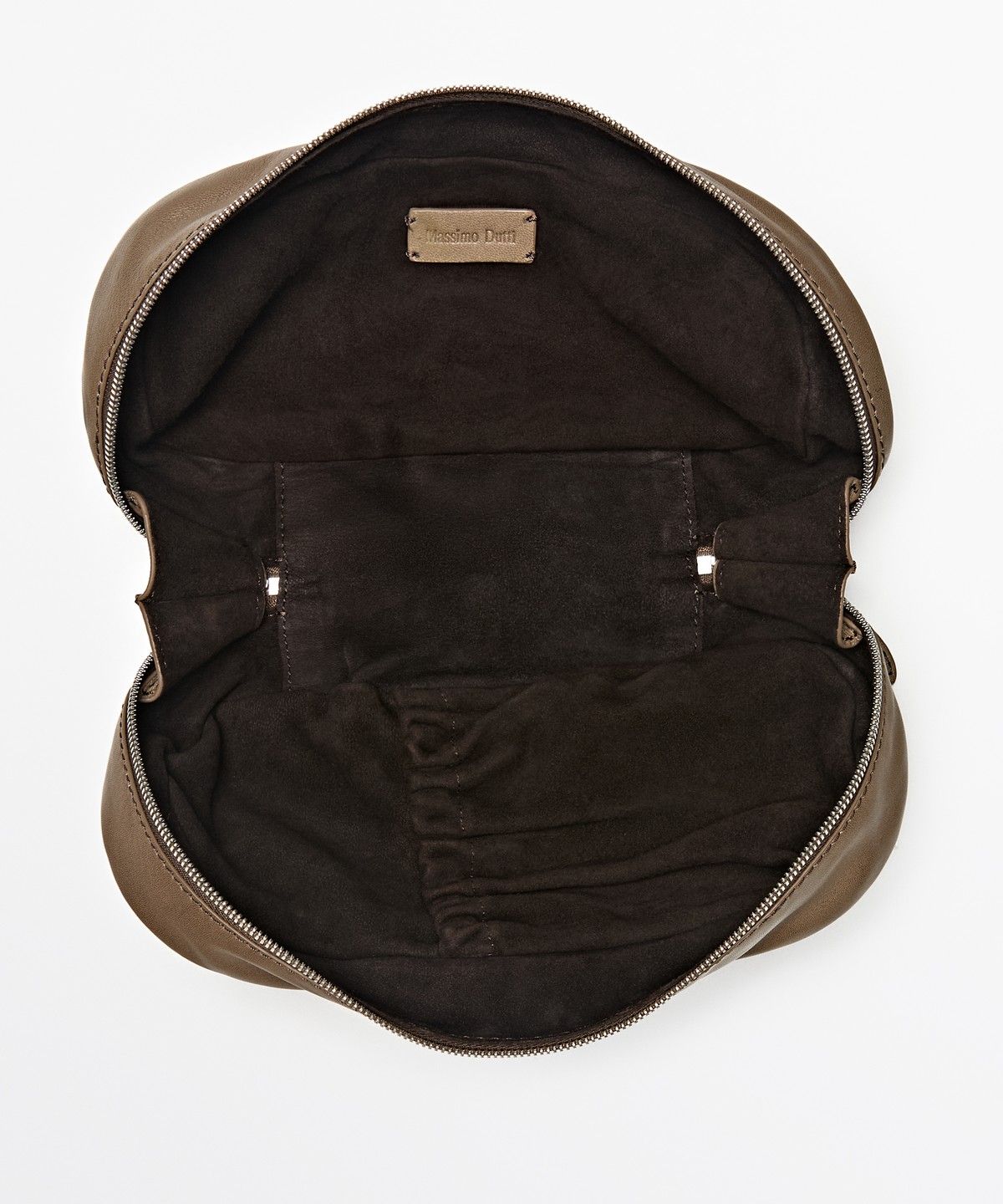 마시모두띠(MASSIMO DUTTI) 오벌 나파 레더 토일렛백