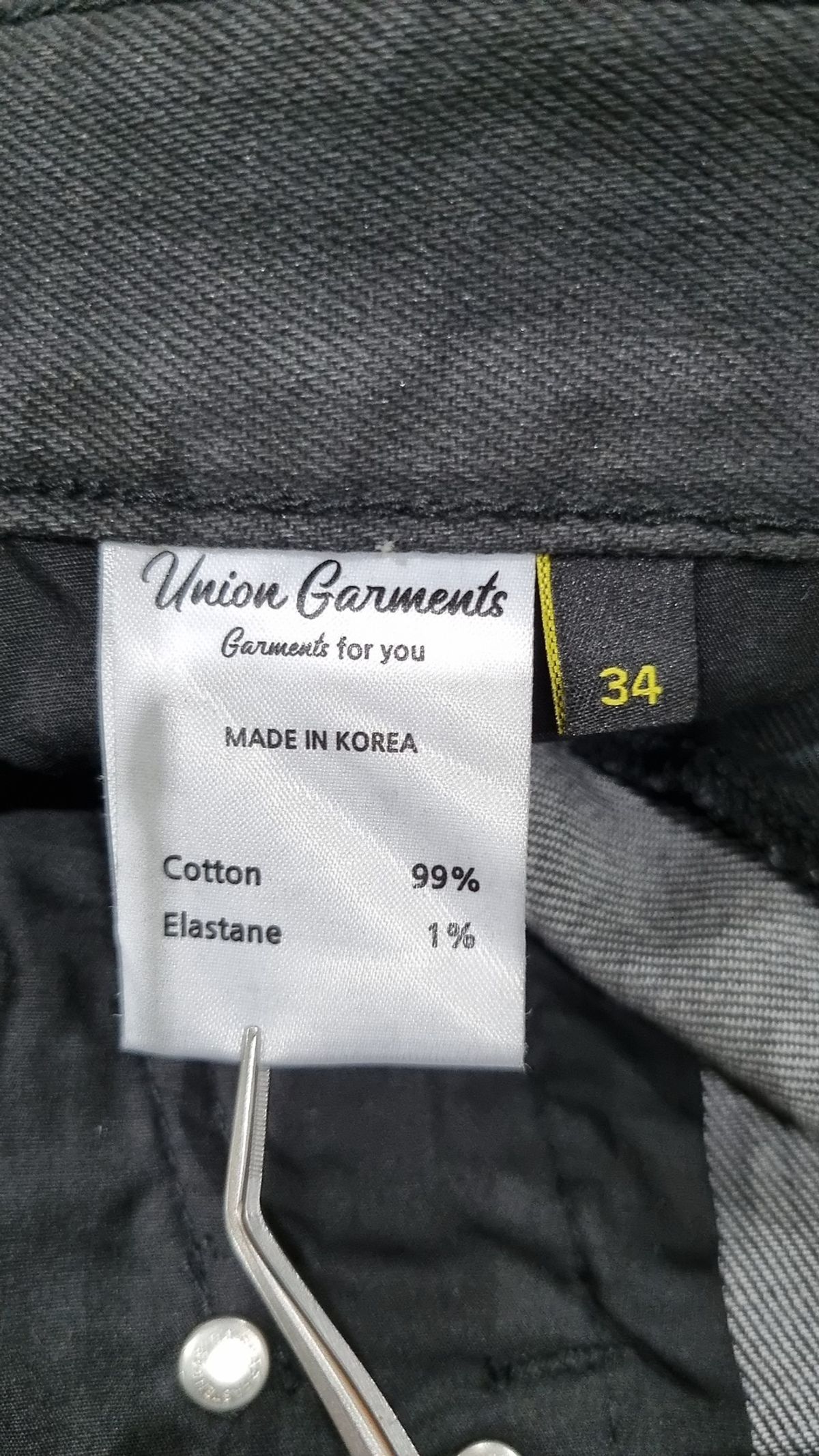 유니온가먼츠(UNION GARMENTS) 청/데님 팬츠 34