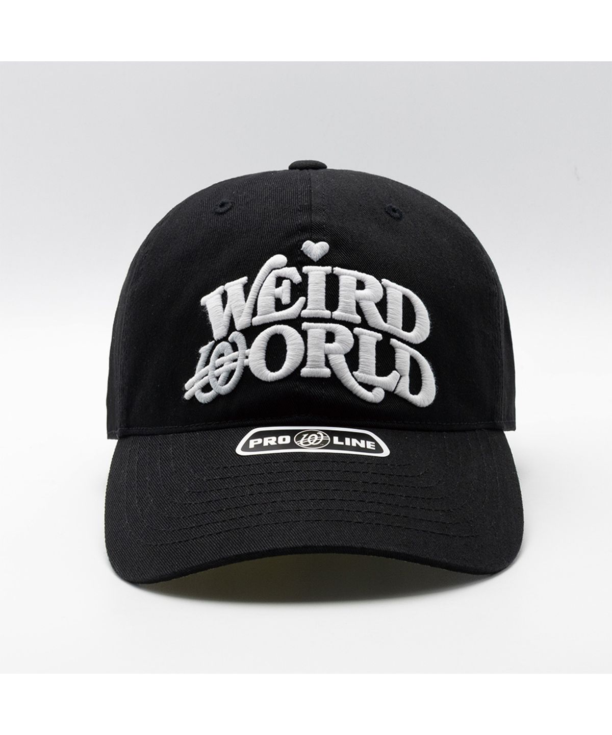 위얼드월드(WEIRDWORLD) 아크로고 볼캡 BLACK