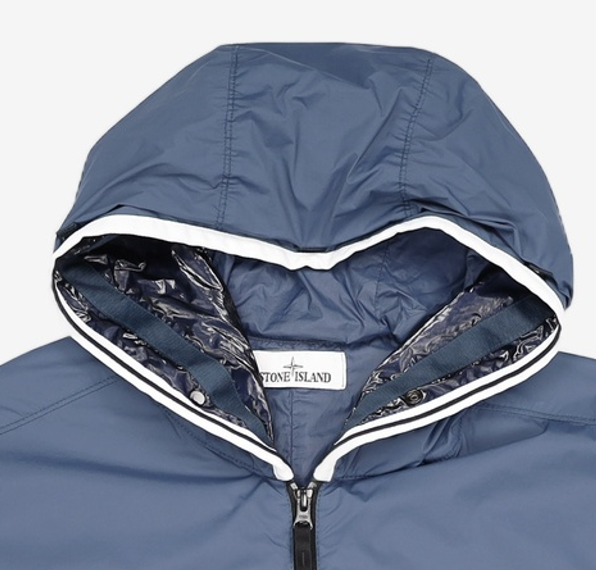 스톤아일랜드(STONE ISLAND) 스킨 터치 나일론 후드 재킷 761541131 V0029 BLACK XL