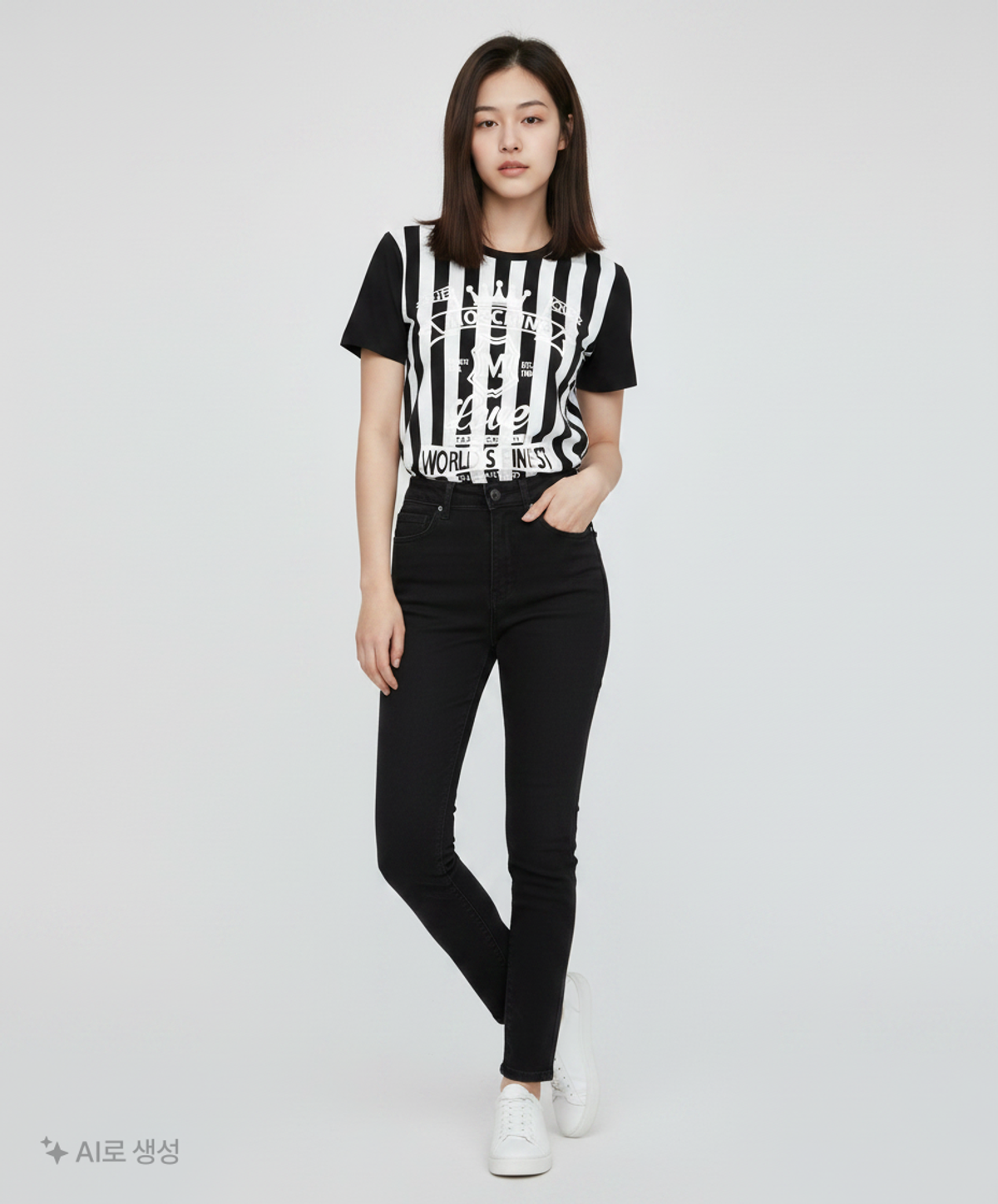 러브 모스키노(LOVE MOSCHINO) 반소매 티셔츠 42
