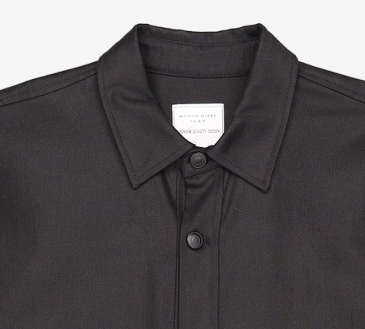 메종미네드(MAISON MINED) BLACK DENIM SHIRTS JACKET L