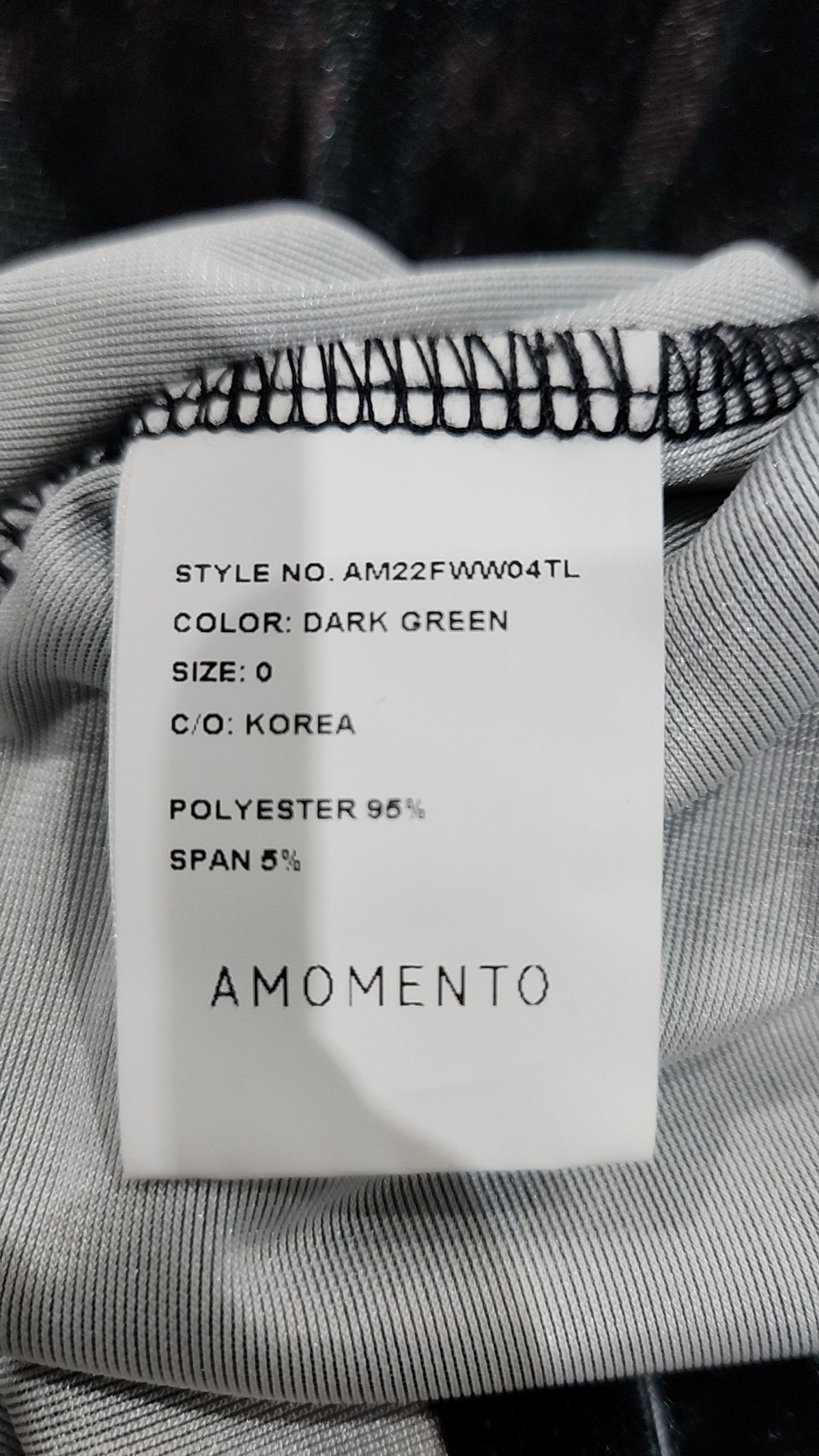 아모멘토(AMOMENTO) FLOWER HALF-ZIP LONG SLEEVE 0