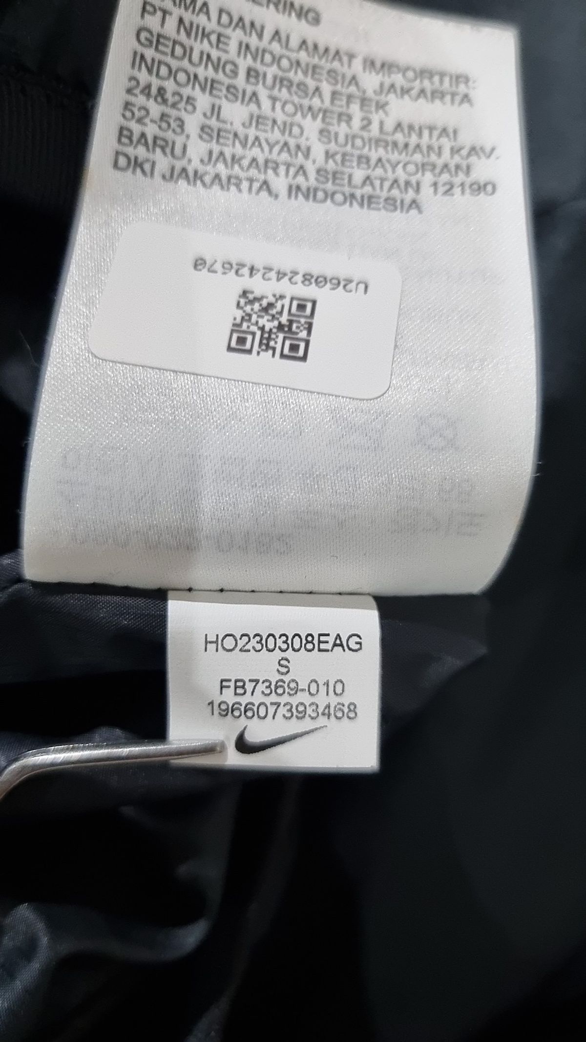 나이키(NIKE) 스포츠웨어 클럽 패딩 자켓 M - 블랙:화이트 / FB7369-010 S