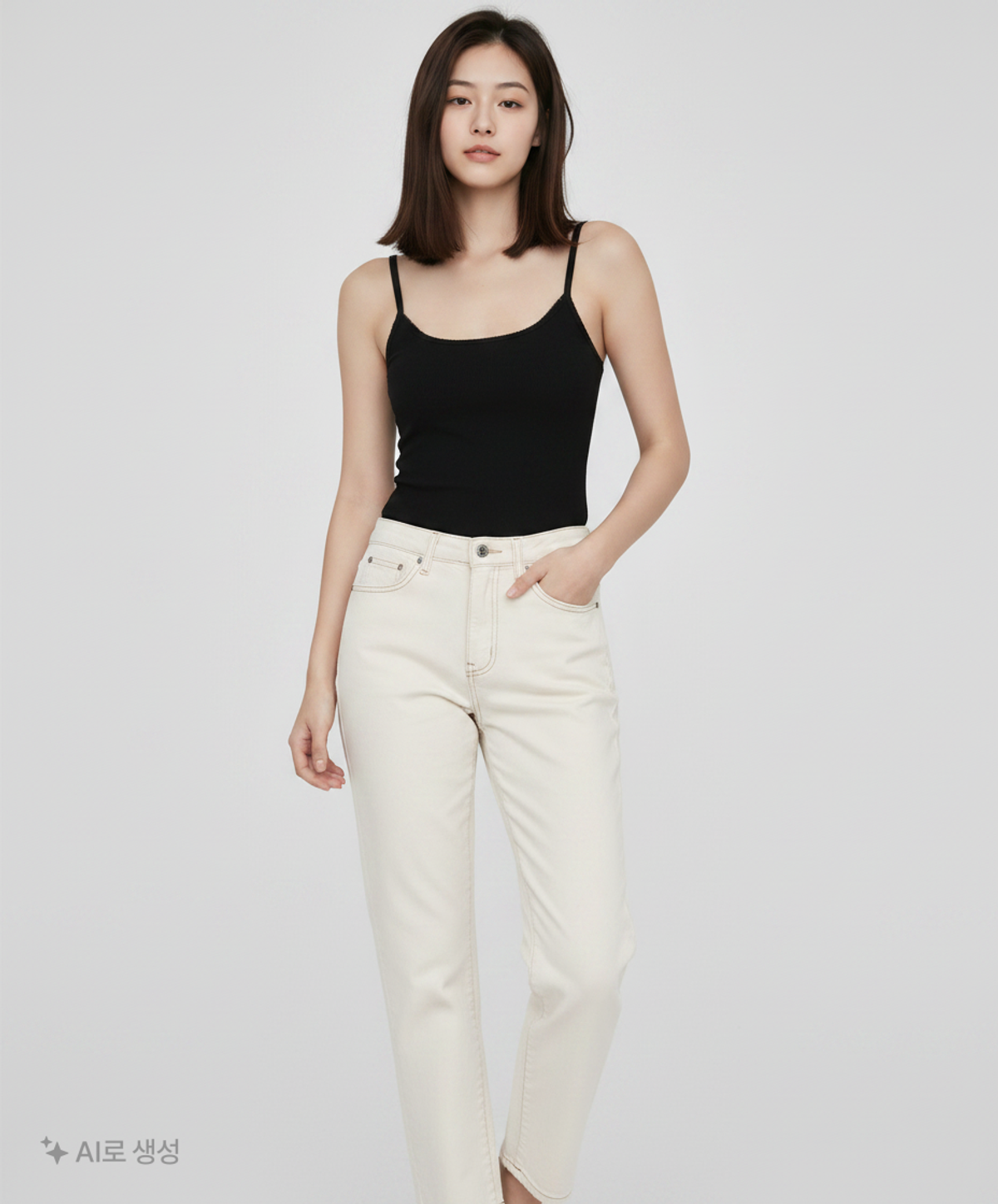 누아르나인(NOIRNINE) 청/데님 팬츠 S