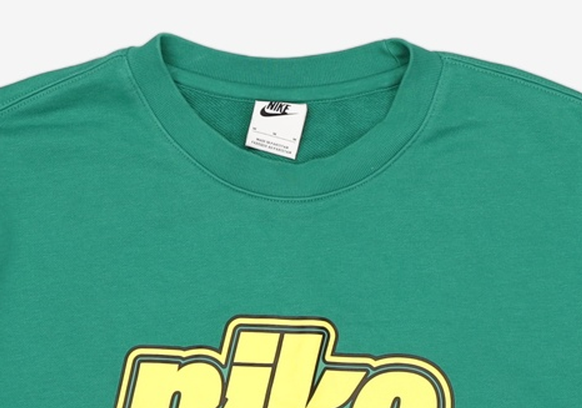 나이키(NIKE) 스포츠웨어 클럽 프렌치 테리 크루넥 스웻셔츠 W - 말라카이트:라이트닝 / IF0698-365 M