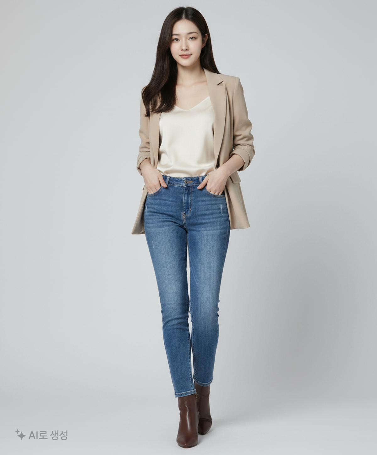 지센(zishen) 청/데님 팬츠 73