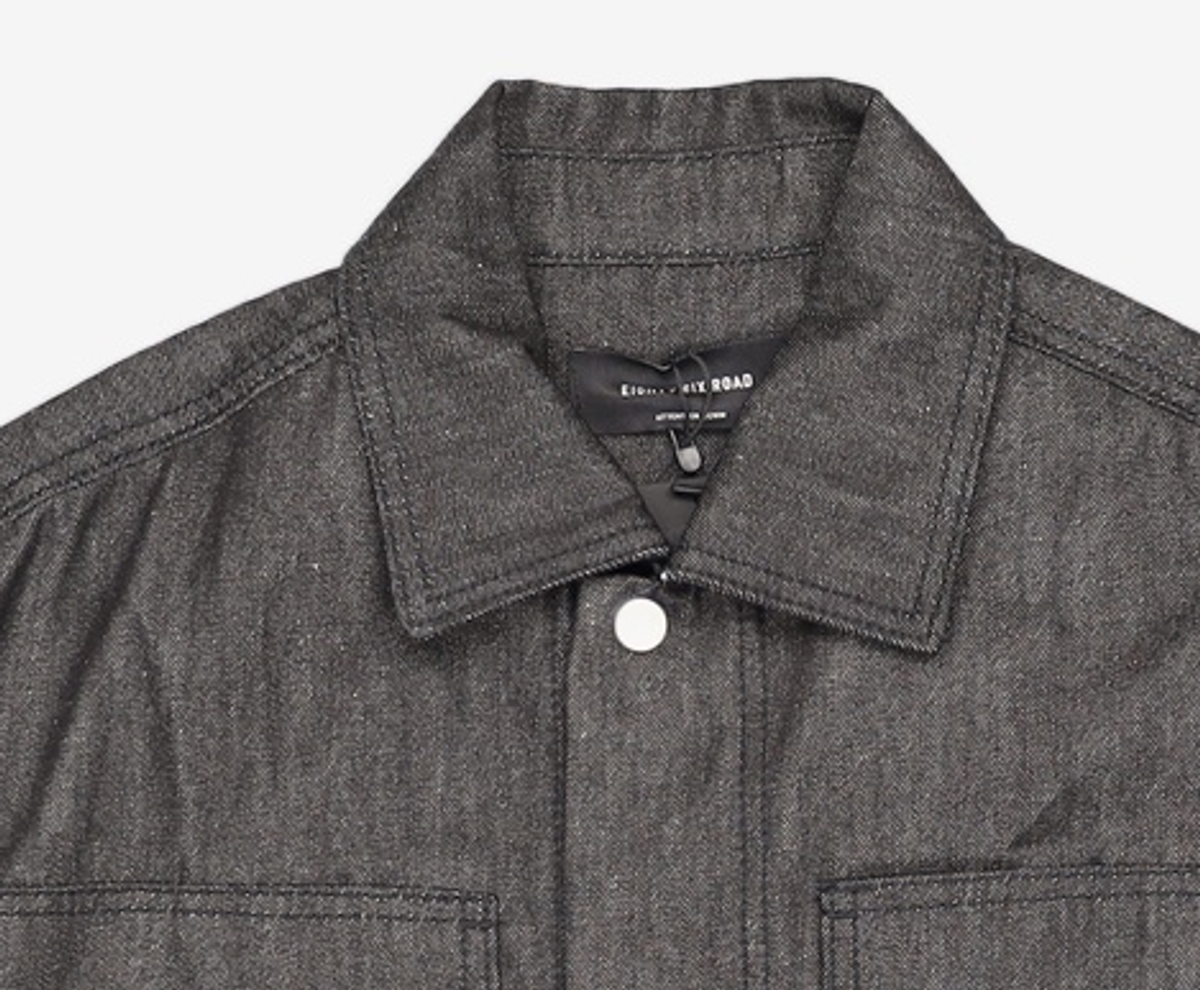 86로드(86ROAD) RAW COTTON DENIM JACKET BLACK S