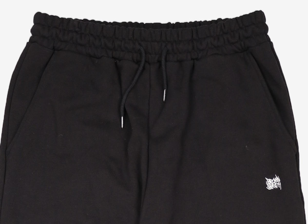 브라운브레스(BROWNBREATH) TAG SWEAT PANTS - BLACK XL