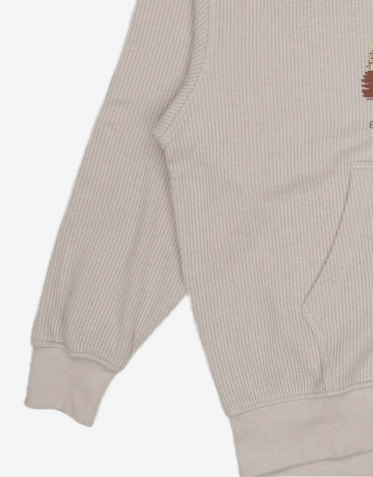 애드오프(ADDOFF) BEAR KNIT HOOD ZIP-UP GREY M