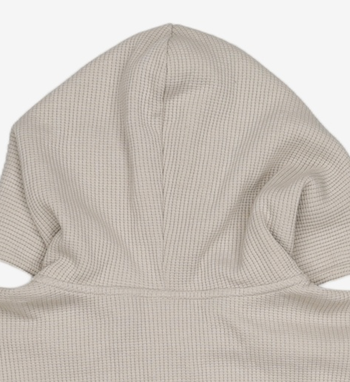 애드오프(ADDOFF) BEAR KNIT HOOD ZIP-UP GREY M