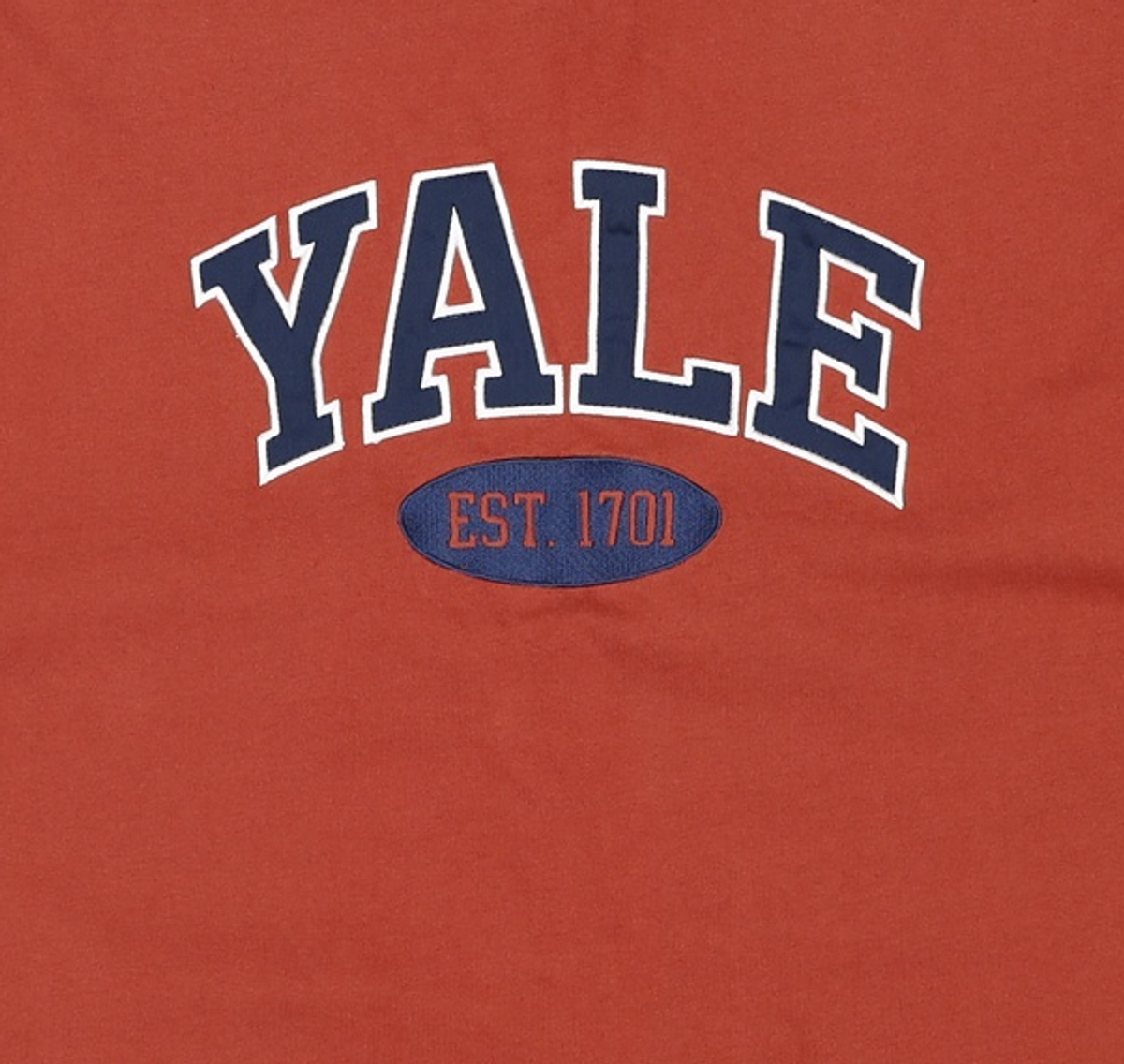 예일(YALE) 투톤아치 반팔티셔츠_코랄 XL
