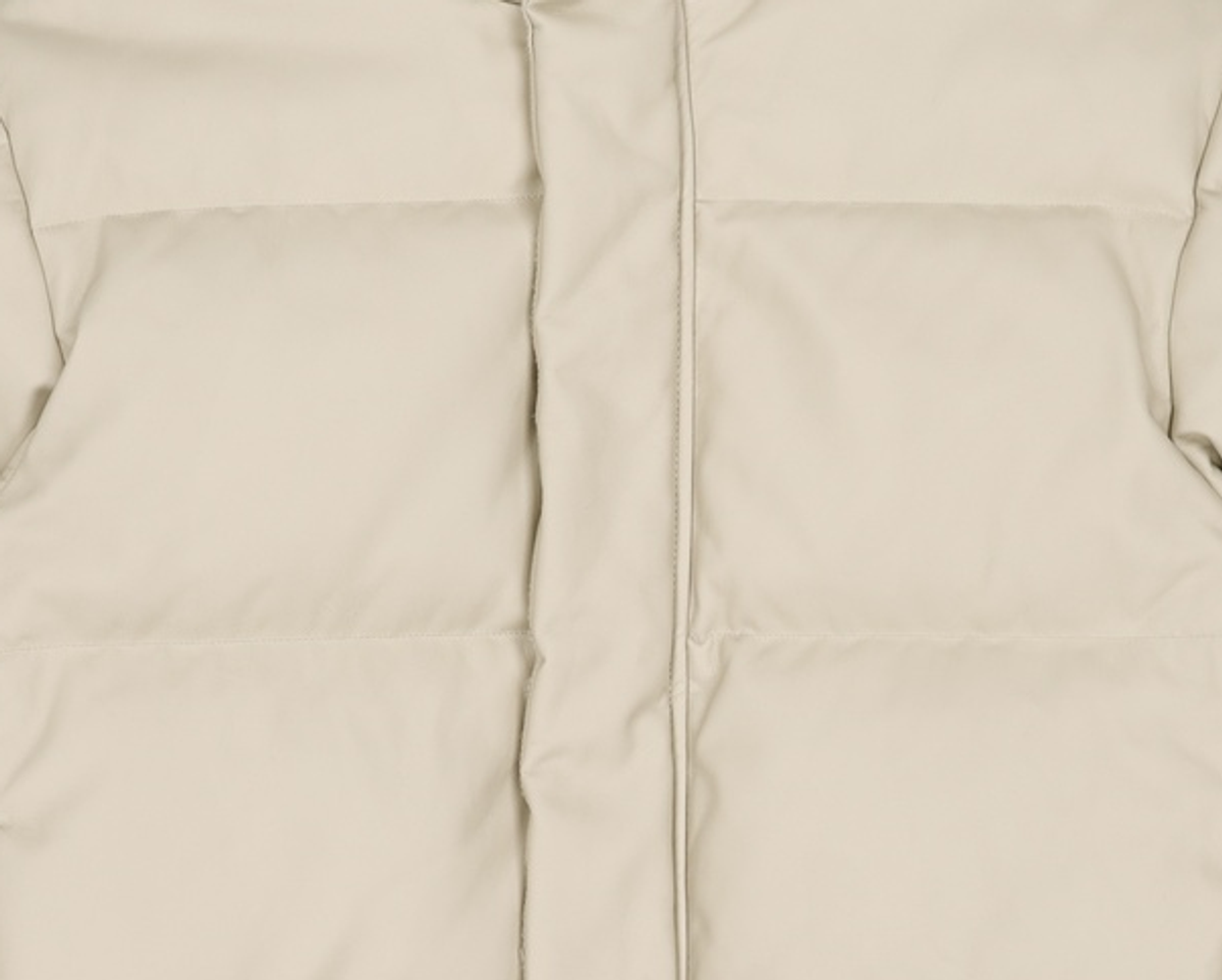 애드호크(AD HOC) 남여공용 인조 가죽 숏 푸퍼 (LT-BEIGE) (HZADO80-23) 105