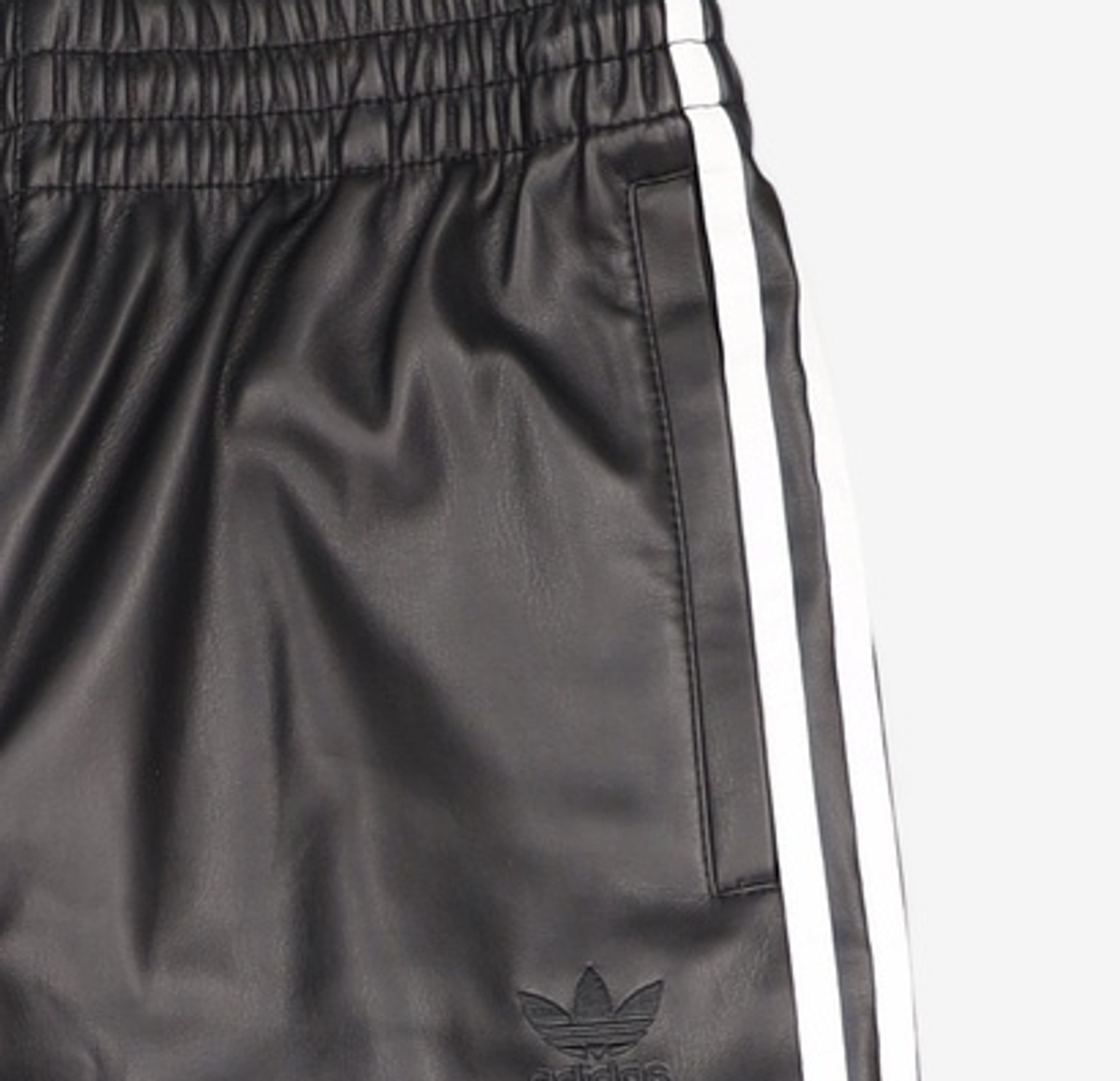 아디다스(ADIDAS) 포우 레더 3S 파이어버드 트랙 팬츠 - 블랙 / IZ4038 L