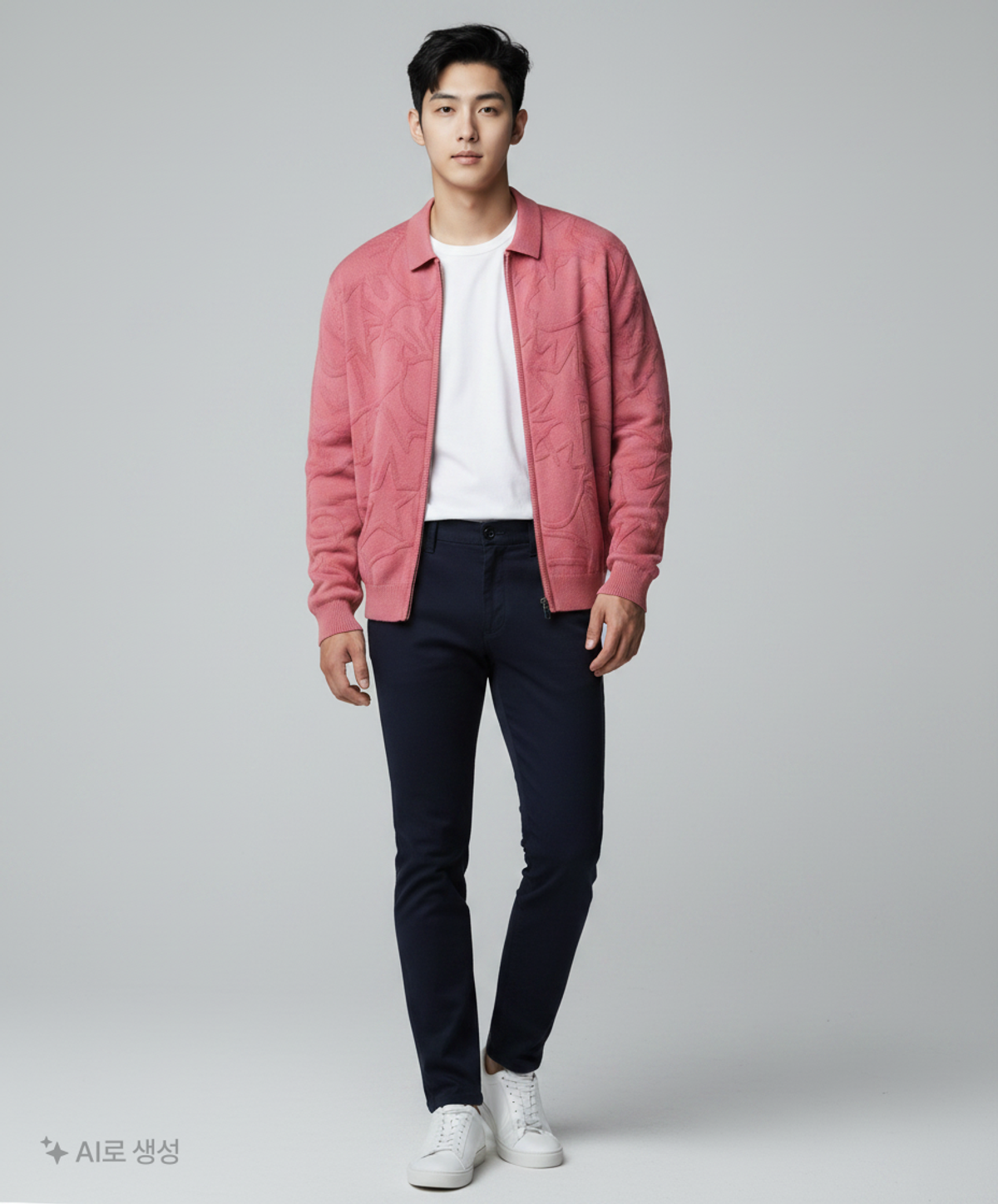 디스이즈네버댓(THISISNEVERTHAT) TNT Felix Overdyed Knit Rose XL