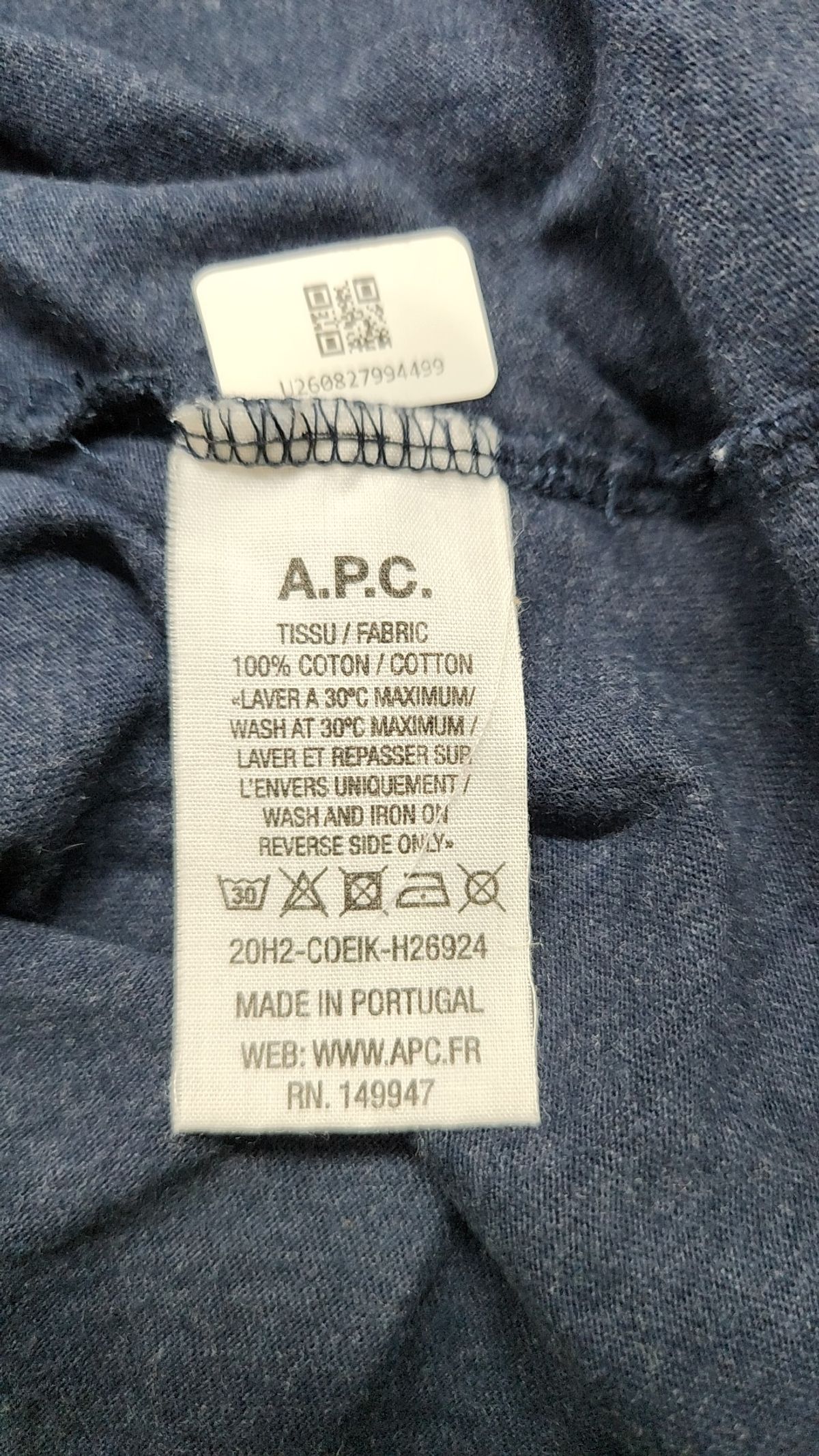 아페쎄(A.P.C.) 반소매 티셔츠 L