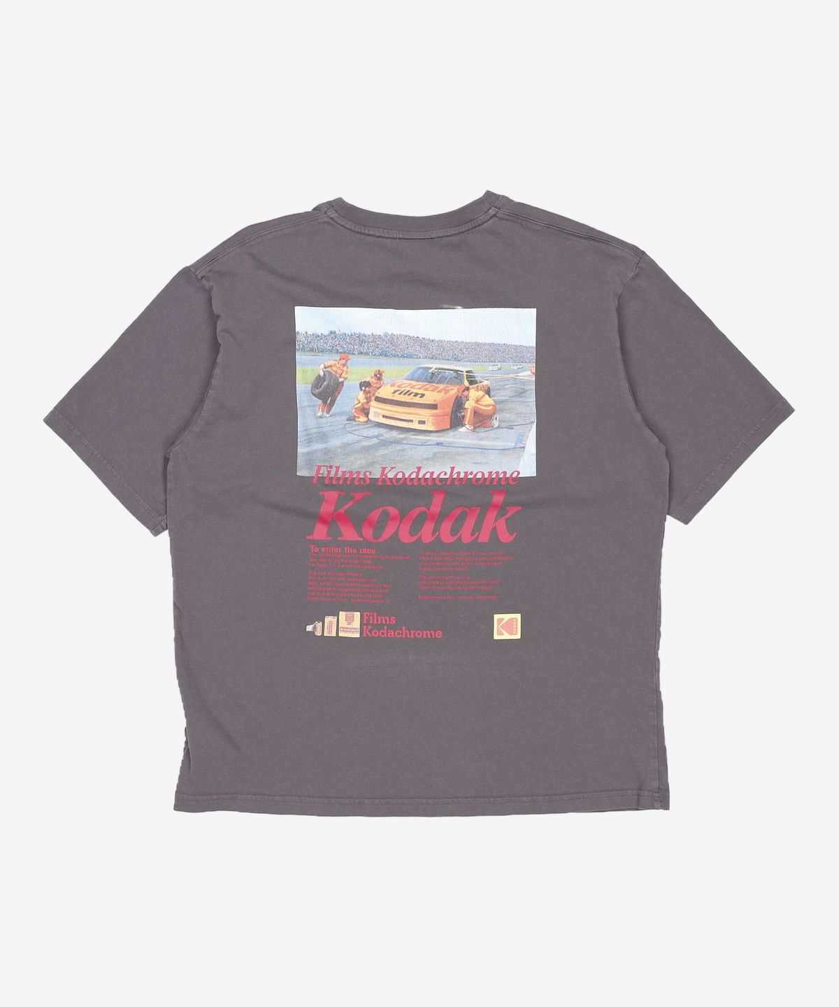 코닥(KODAK) 씨너리 그래픽 반팔 티셔츠 CHARCOAL L