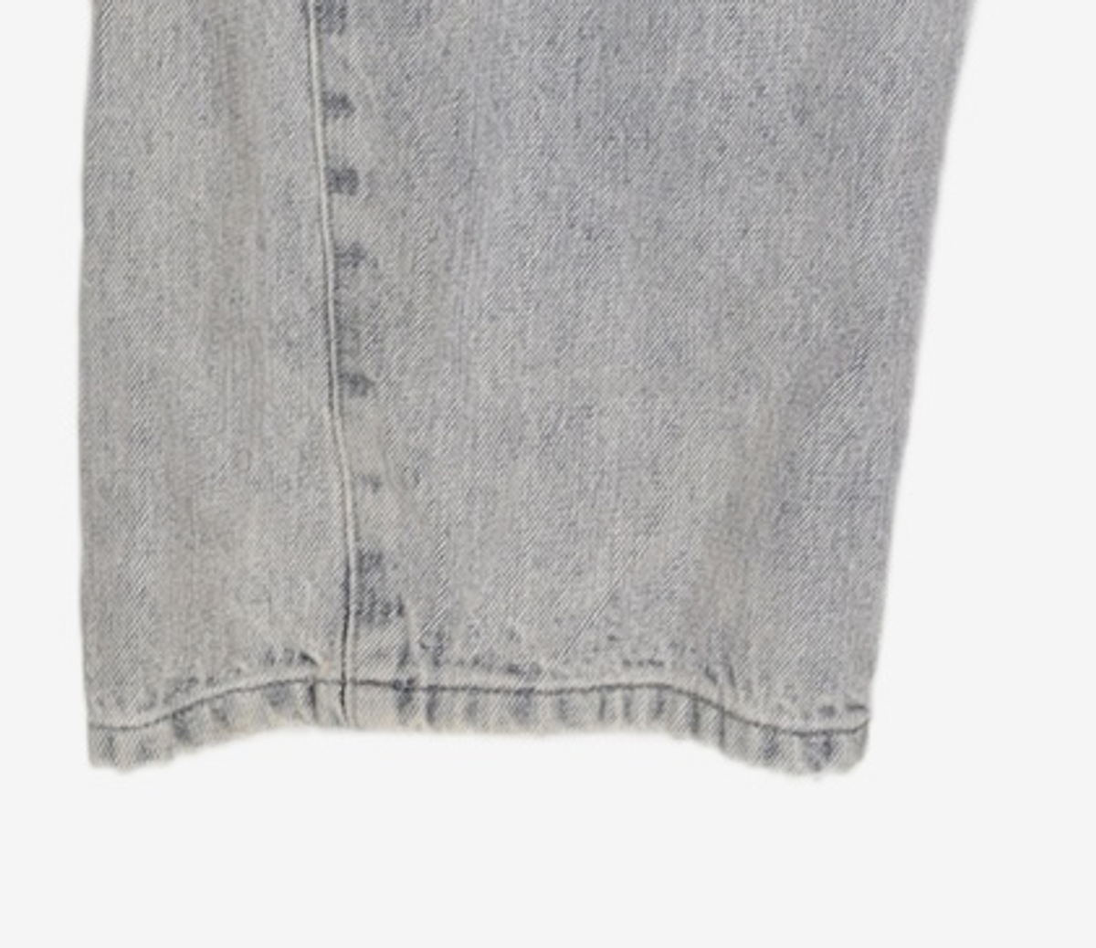세컨모놀로그(SECONDMONO) [옷미새 미홀 콜라보]Curved Tapered Barrel-Fit Denim Pants [LBLUE]_SEPT072LBLUE 28