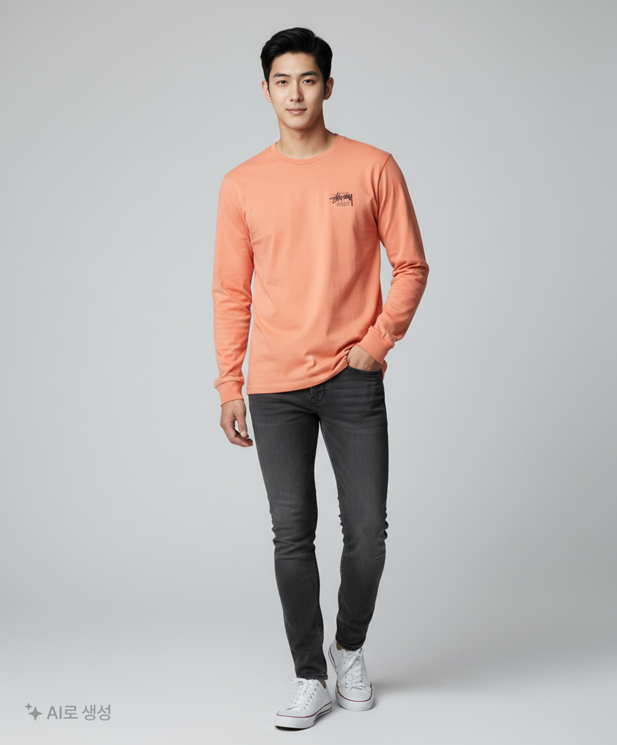 스투시(STUSSY) 긴소매 티셔츠 M
