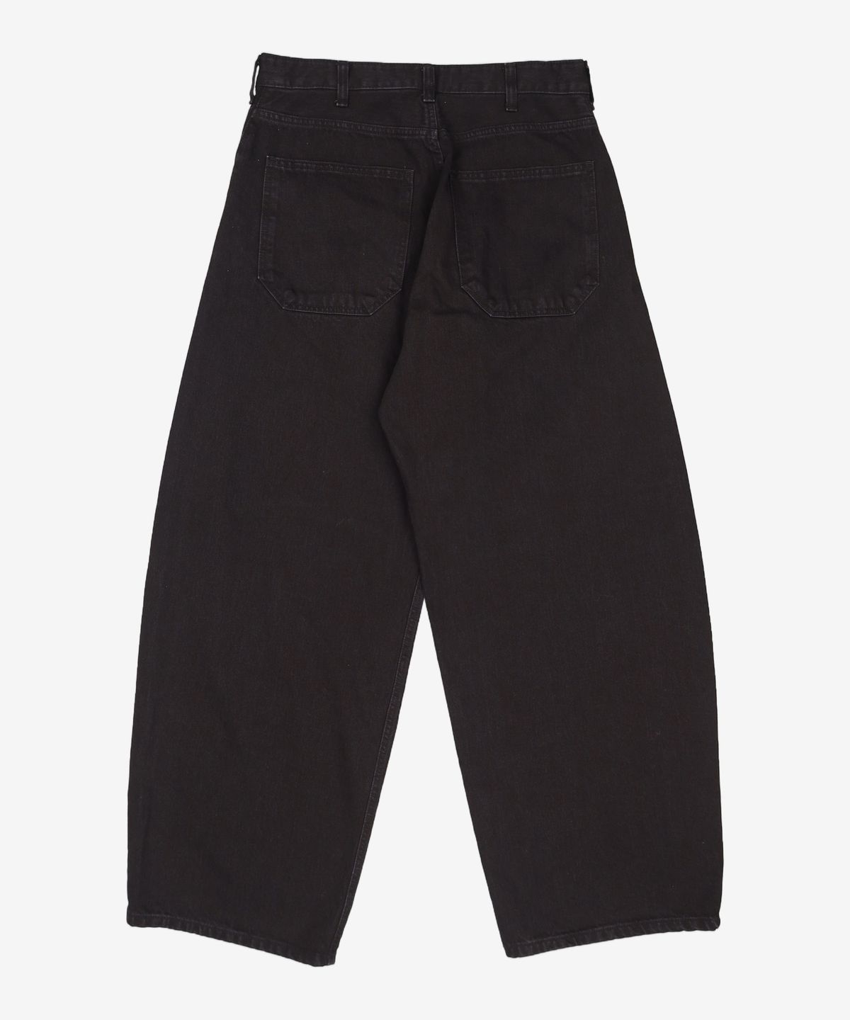해칭룸(HATCHINGROOM) Wide Curve Jeans Jet Black 4