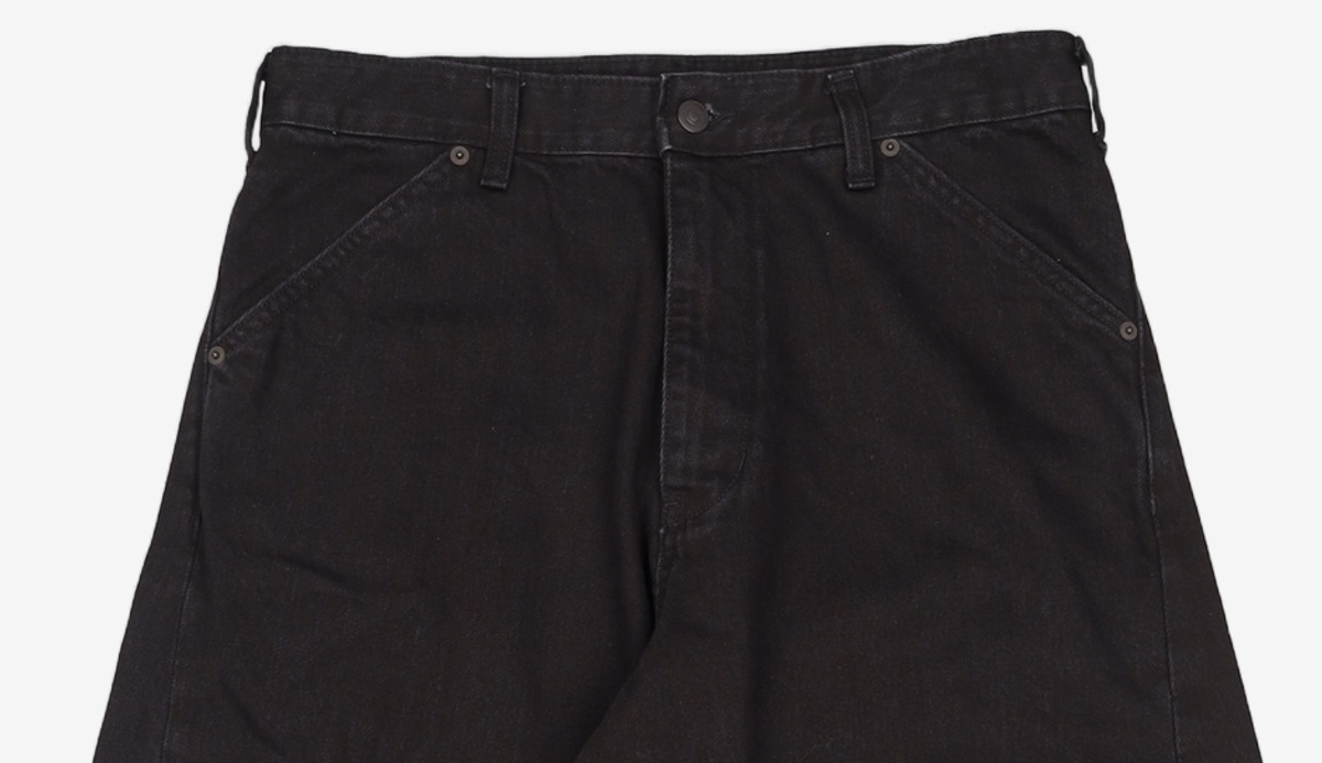 해칭룸(HATCHINGROOM) Wide Curve Jeans Jet Black 4