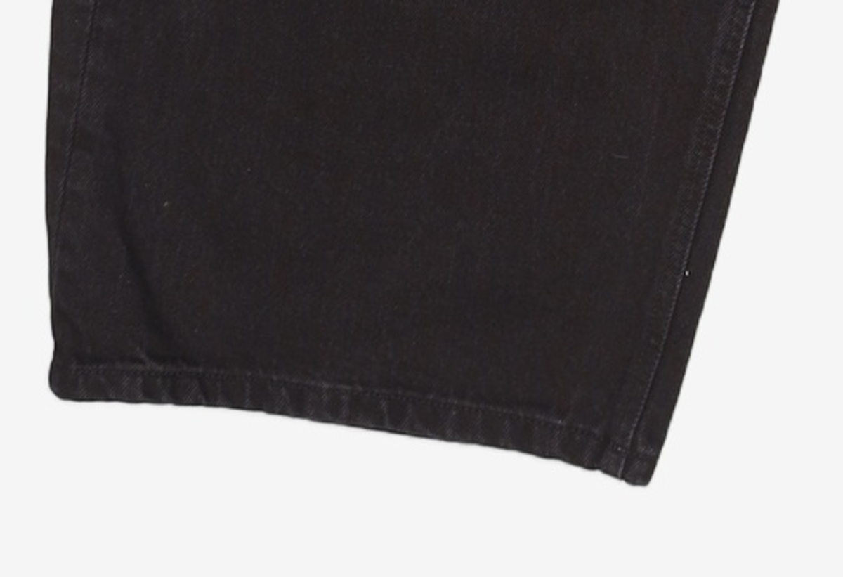해칭룸(HATCHINGROOM) Wide Curve Jeans Jet Black 4