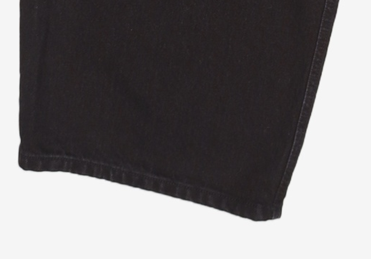 해칭룸(HATCHINGROOM) Wide Curve Jeans Jet Black 4