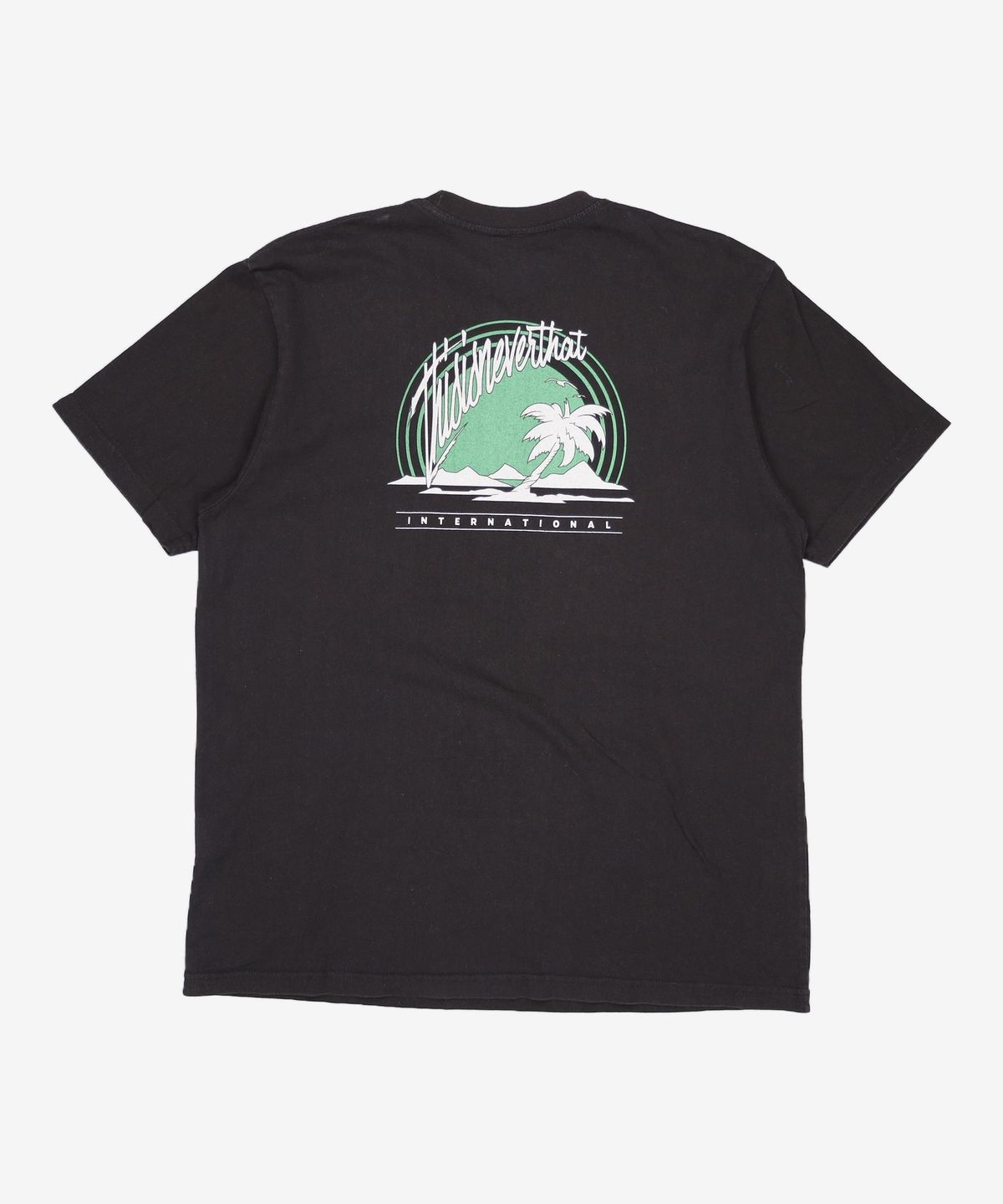 디스이즈네버댓(THISISNEVERTHAT) (SS22) Palm Tree Tee Black L