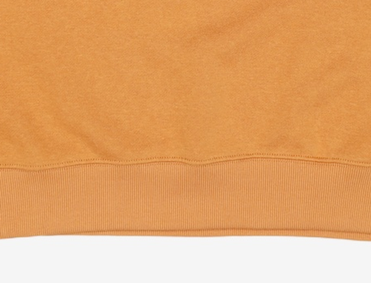쿨트(KULTE) SCRIPT CHAIN EMB CREWNECK_ORANGE L
