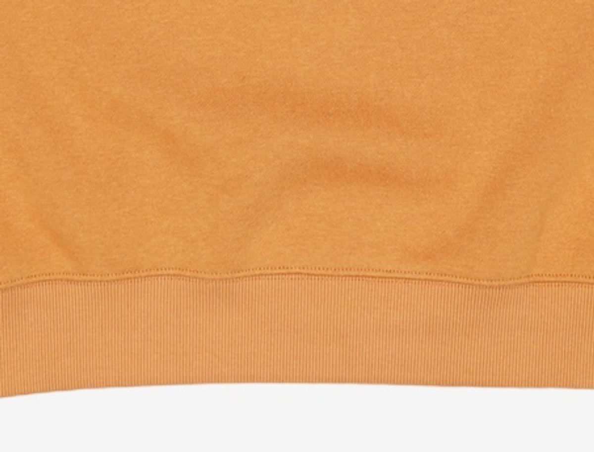 쿨트(KULTE) SCRIPT CHAIN EMB CREWNECK_ORANGE L
