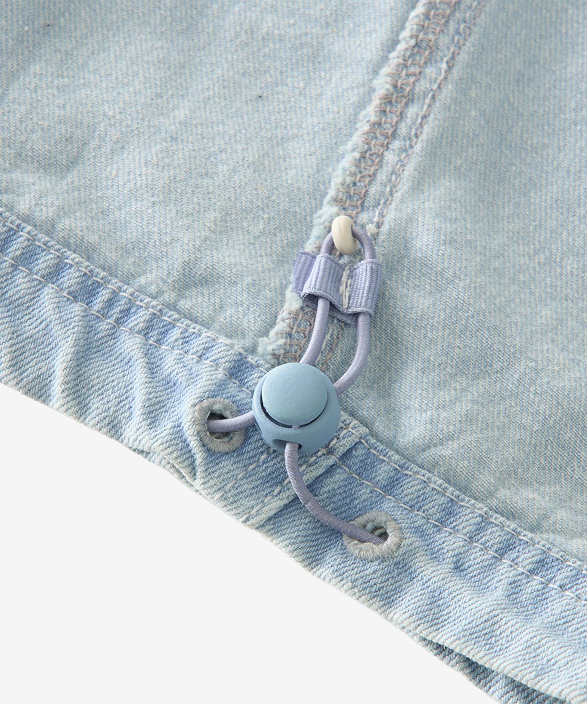 뉴발란스(NEW BALANCE) NBNTG3W122 / WOMEN 데님 파라슈트 오버와이드 팬츠 (L/BLUE)