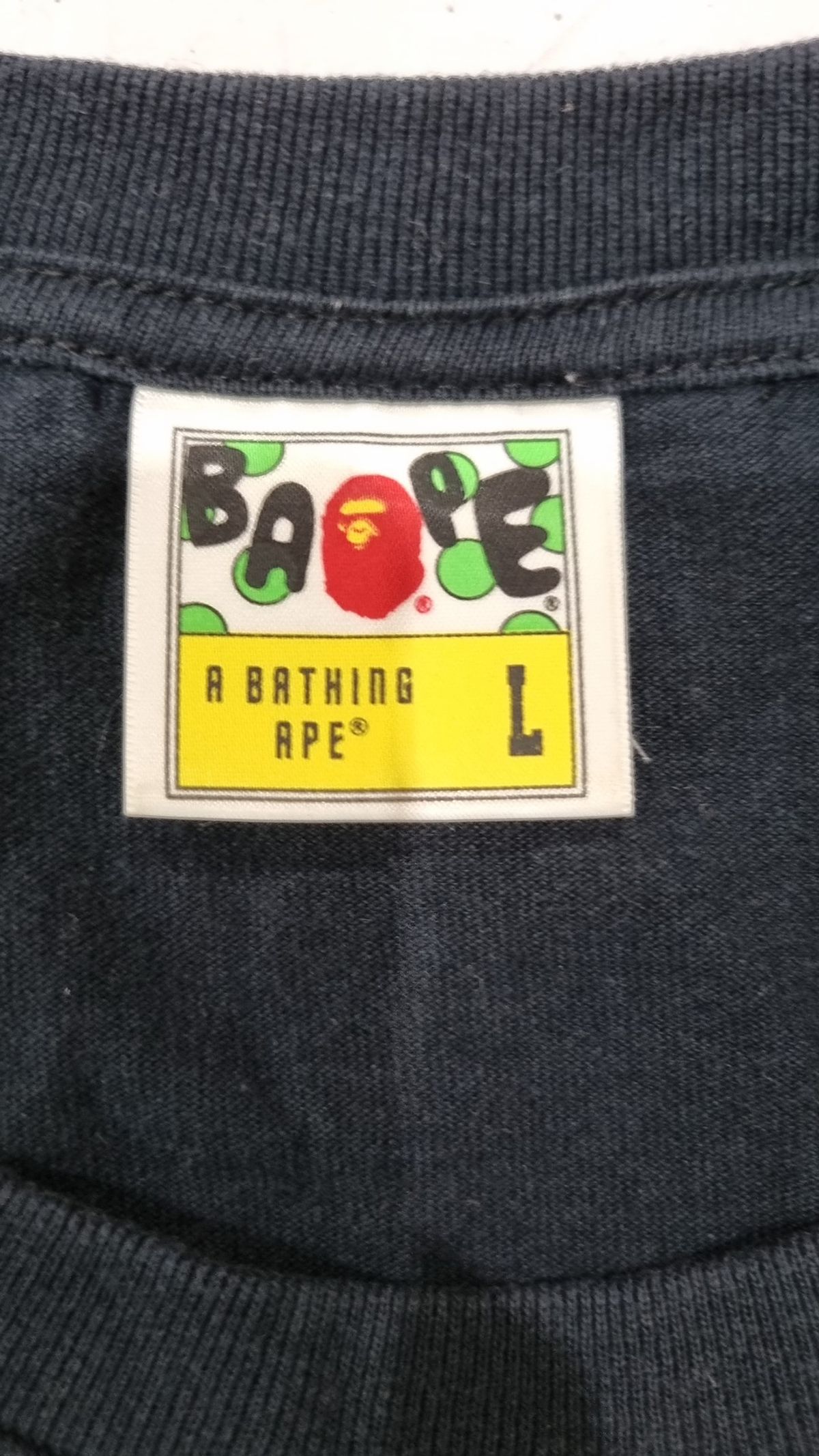 베이프(BAPE) 반소매 티셔츠 L