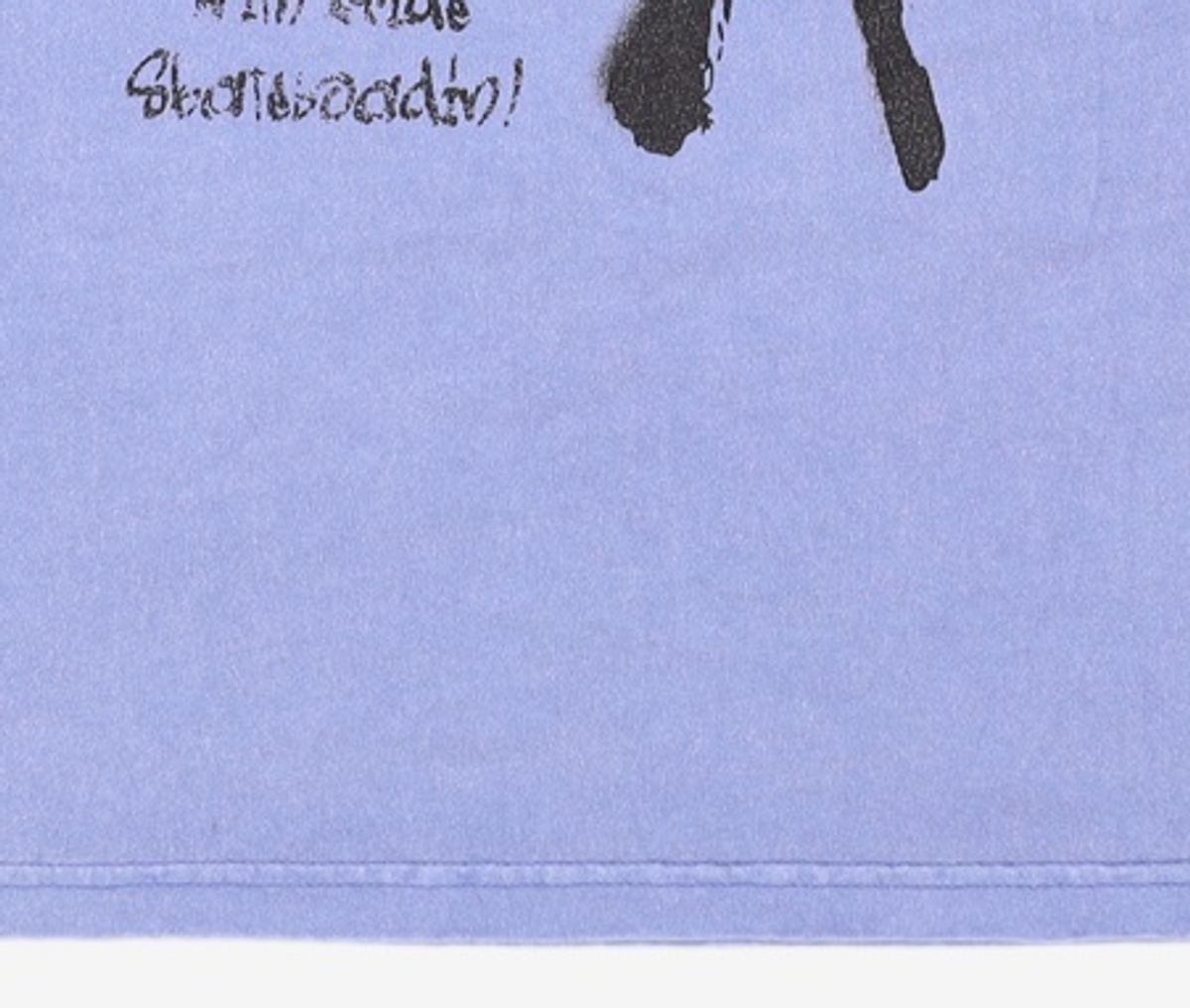 에잇세컨즈(8SECONDS) 캐주얼코튼 그래피티 다잉 반소매 티셔츠  블루 XXL