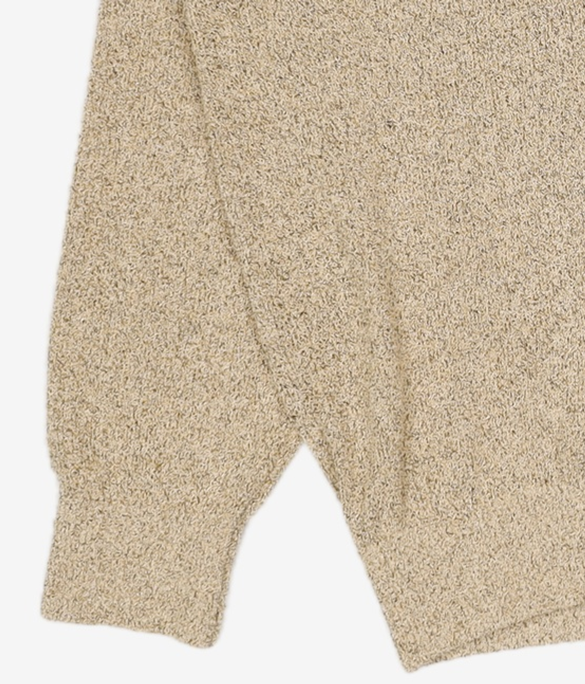 유스(YOUTH) Knit Collar Cardigan - Sand Brown M