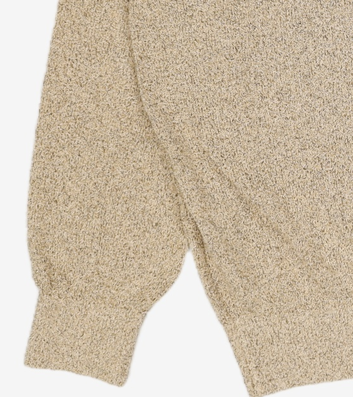 유스(YOUTH) Knit Collar Cardigan - Sand Brown M