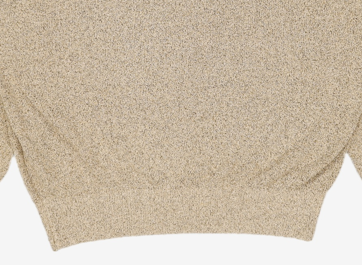 유스(YOUTH) Knit Collar Cardigan - Sand Brown M