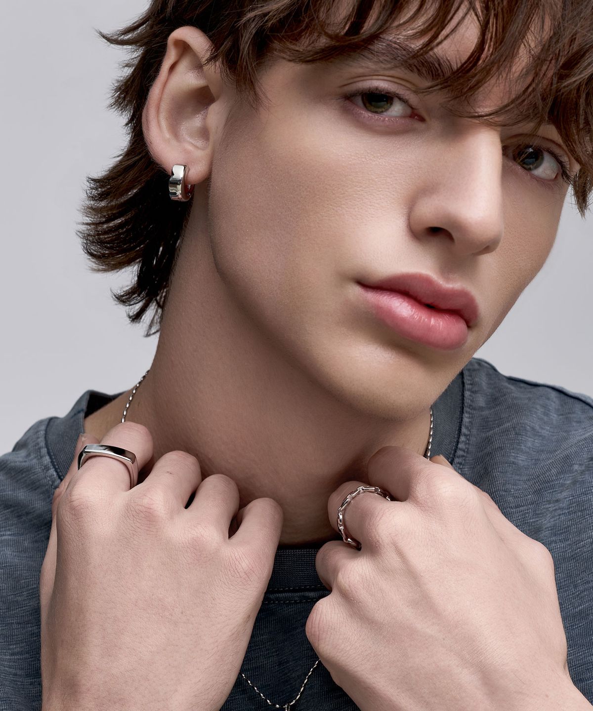 카인드오브(KINDOF) 볼드 훕 귀걸이 Bold Hoop Earrings
