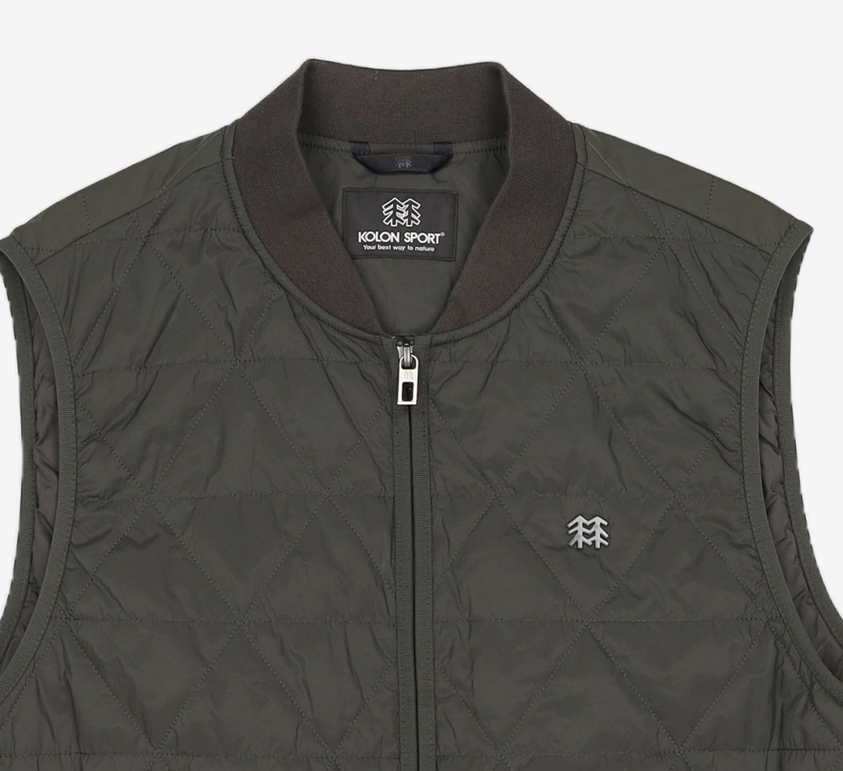코오롱스포츠(KOLON SPORT) 남성 패딩 베스트 TLVAW23501CKH 105