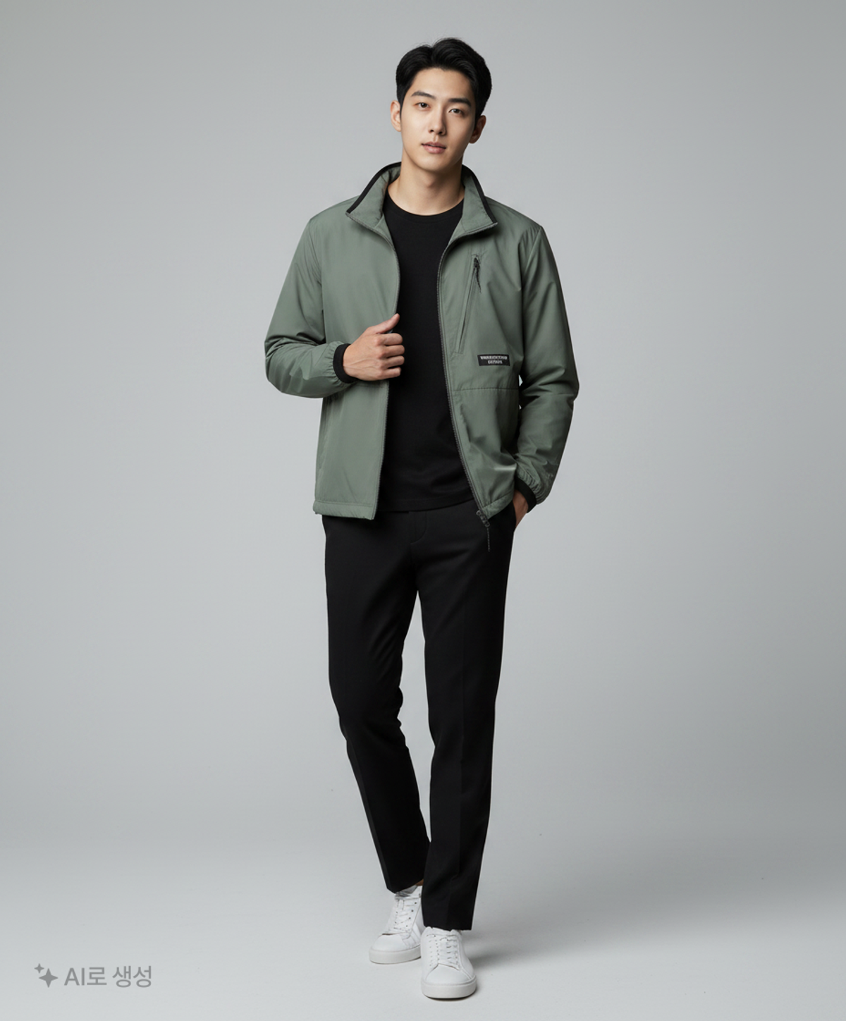 디스이즈네버댓(THISISNEVERTHAT) PERTEX® QA Half Zip Pullover Sage L