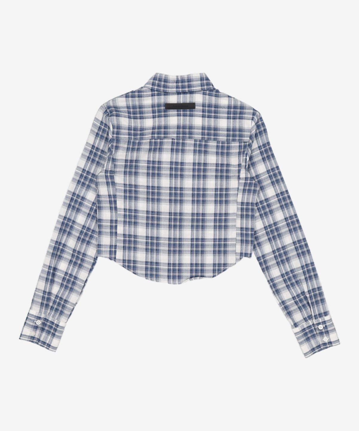 어반드레스(AVANDRESS) Slender Check Shirt BLUE M