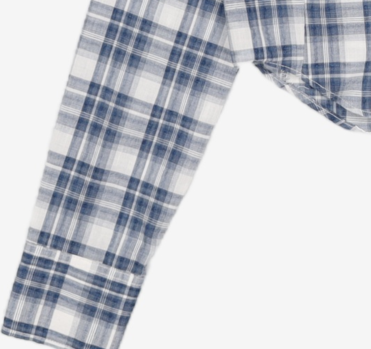 어반드레스(AVANDRESS) Slender Check Shirt BLUE M
