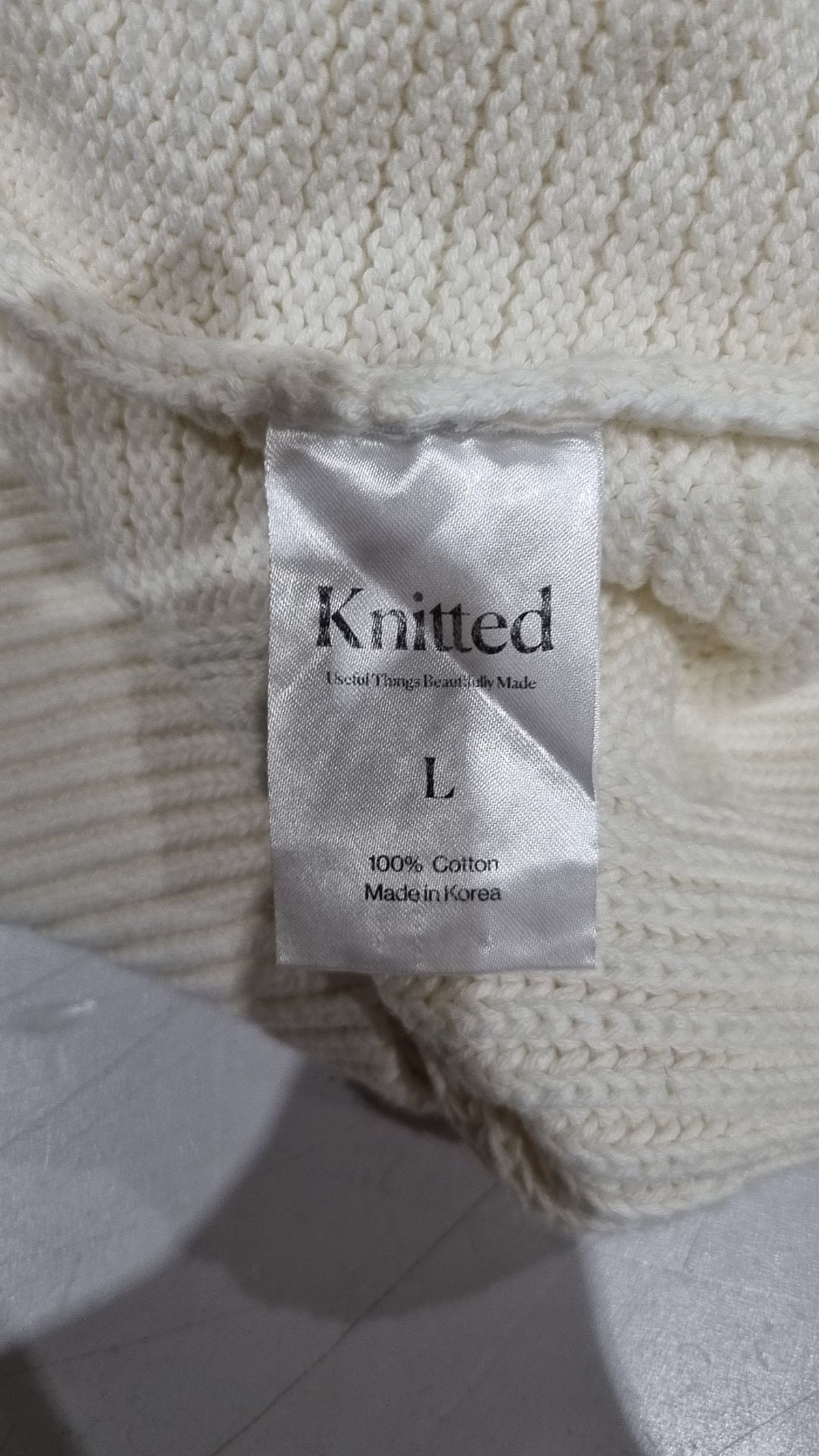 니티드(KNITTED) 니트/스웨터 L
