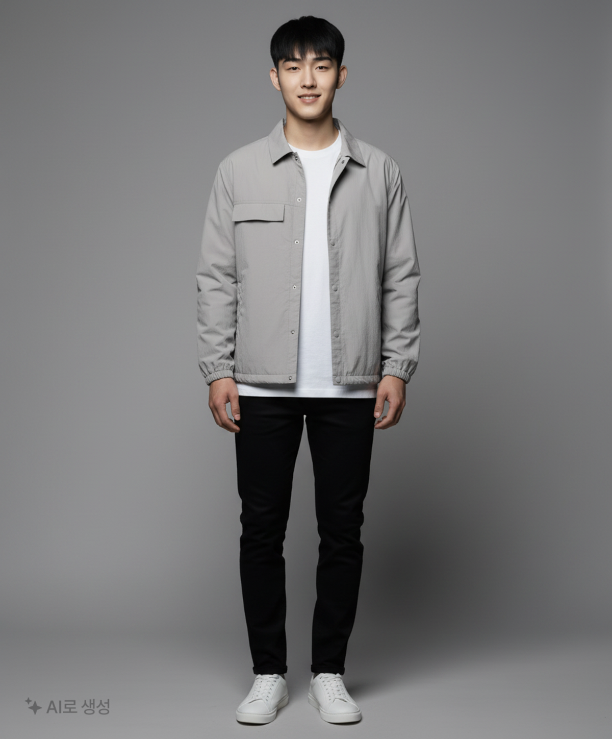 스파오(SPAO) 나일론/코치 재킷 L