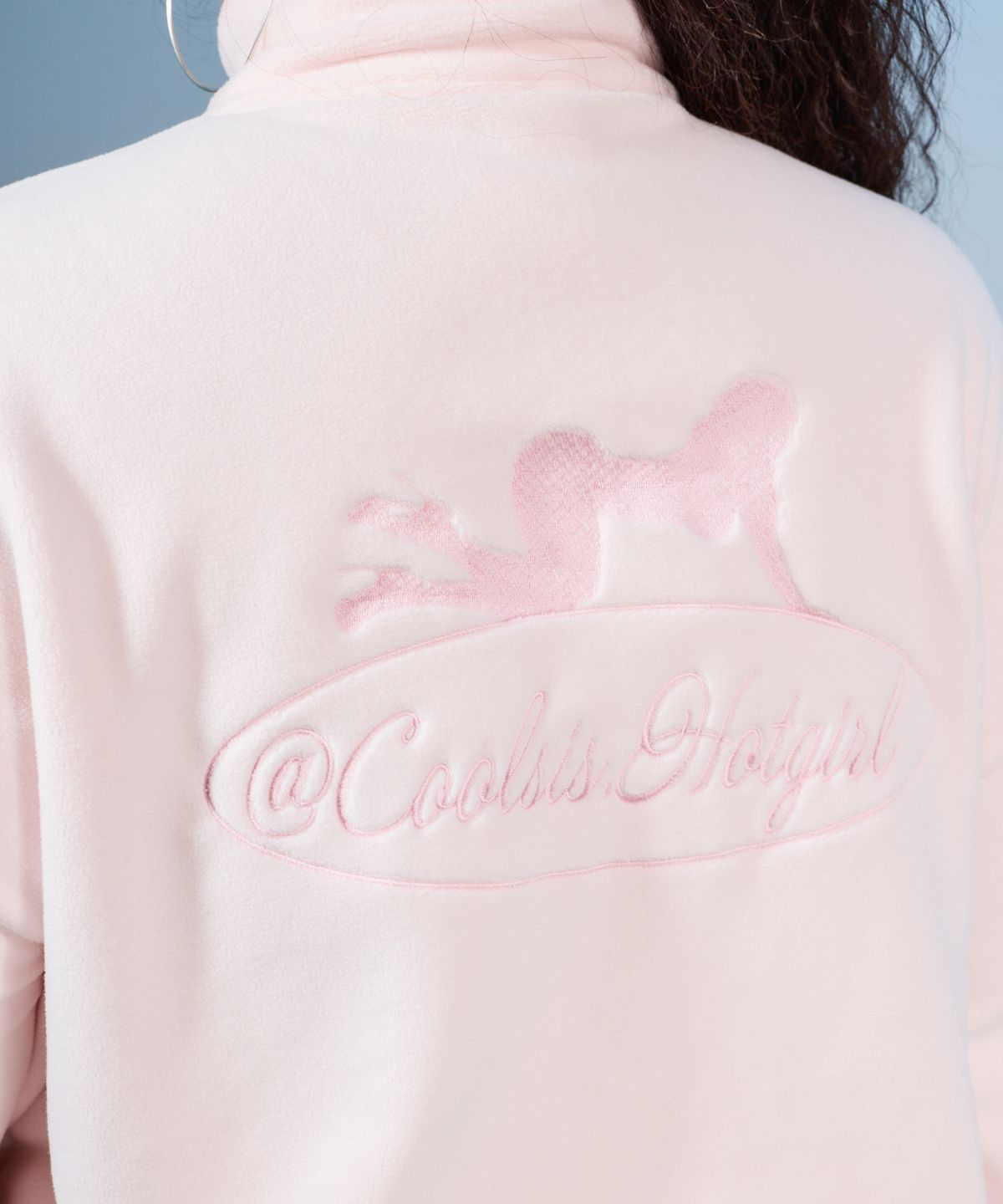 쿨시스(COOLSIS) CS COOL GIRL FLEECE ZIP-UP-032 (PINK)