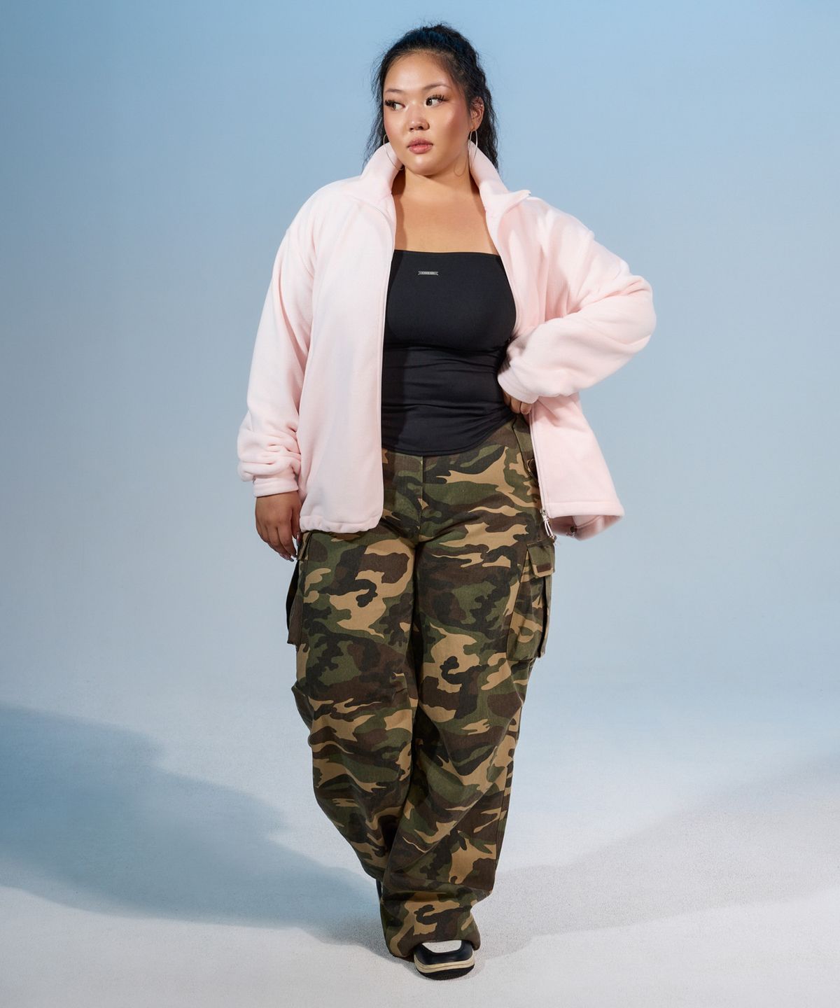 쿨시스(COOLSIS) CS COOL GIRL FLEECE ZIP-UP-032 (PINK)