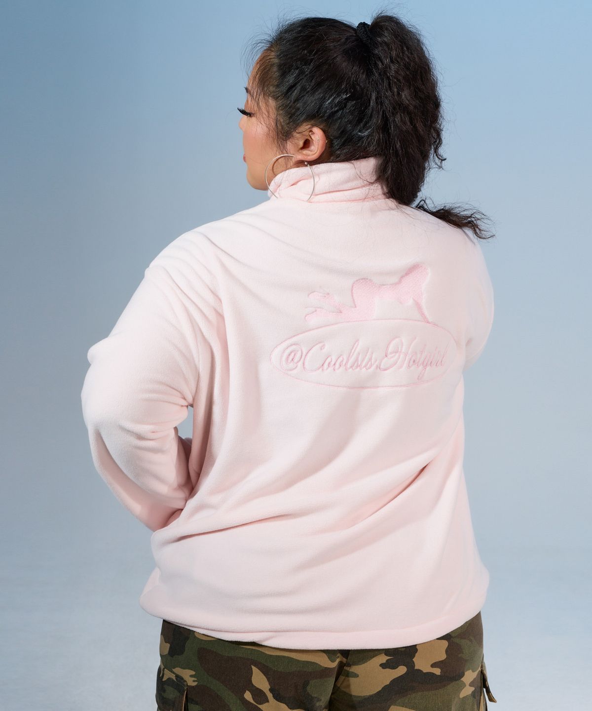쿨시스(COOLSIS) CS COOL GIRL FLEECE ZIP-UP-032 (PINK)