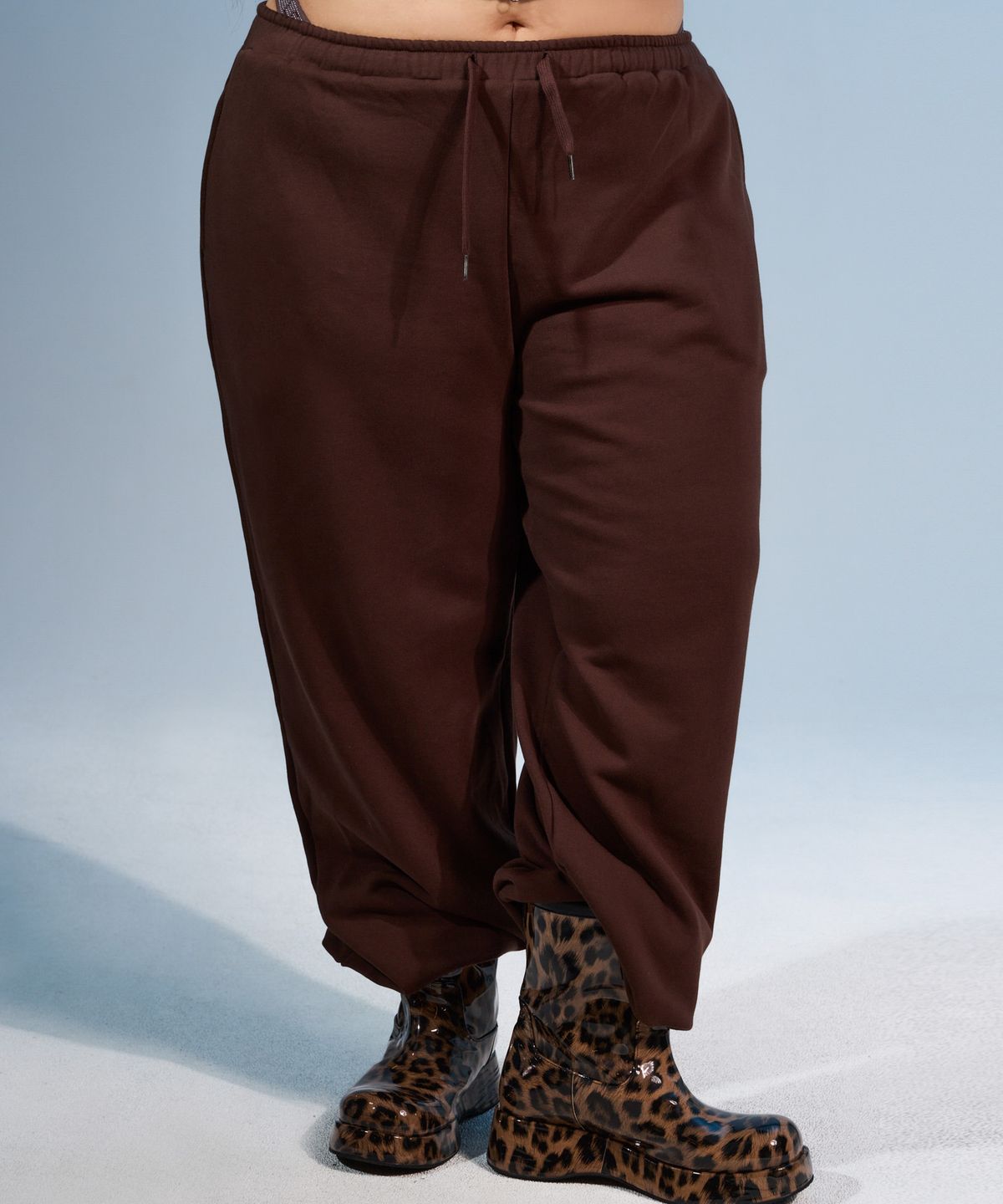 쿨시스(COOLSIS) CS GLOSSY LEOPARD BOOTS (4.5cm)