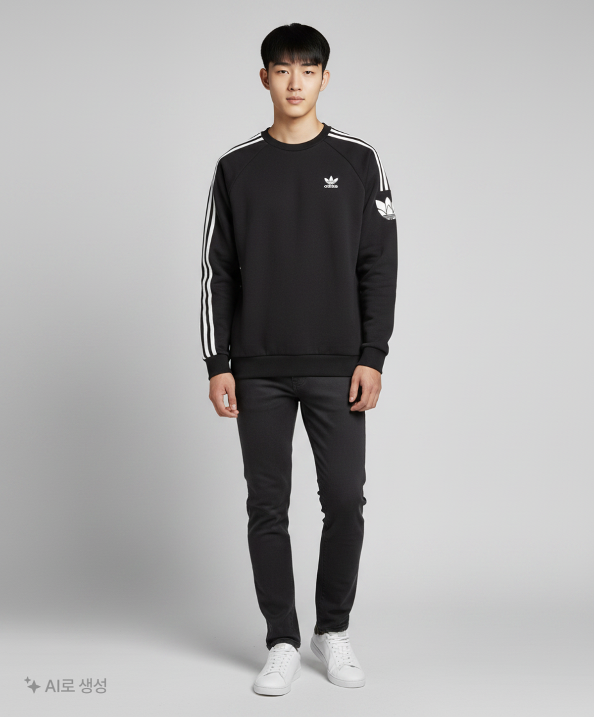 아디다스(ADIDAS) 맨투맨/스웨트셔츠 S